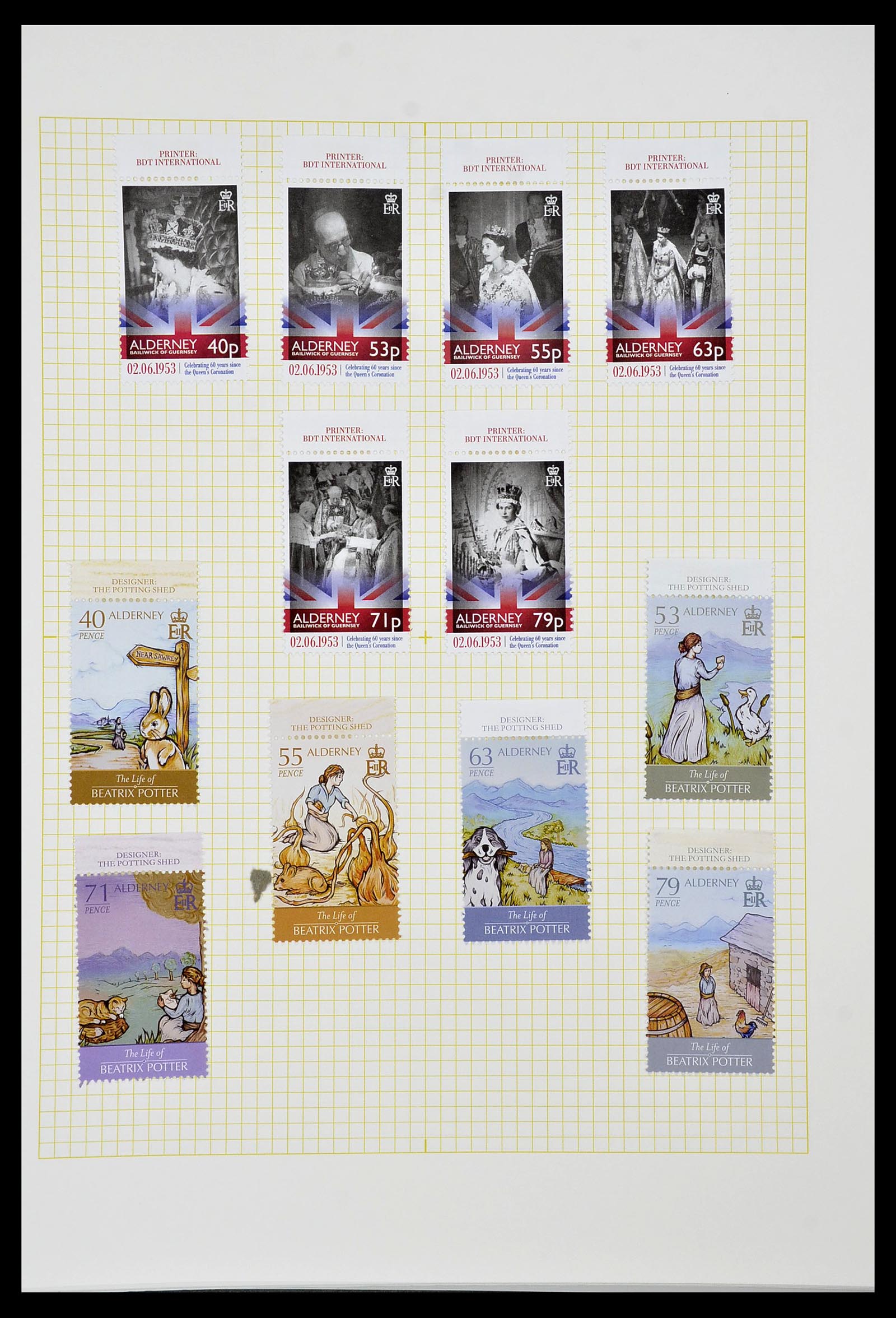 34337 334 - Stamp collection 34337 Guernsey and Alderney 1940-2018!