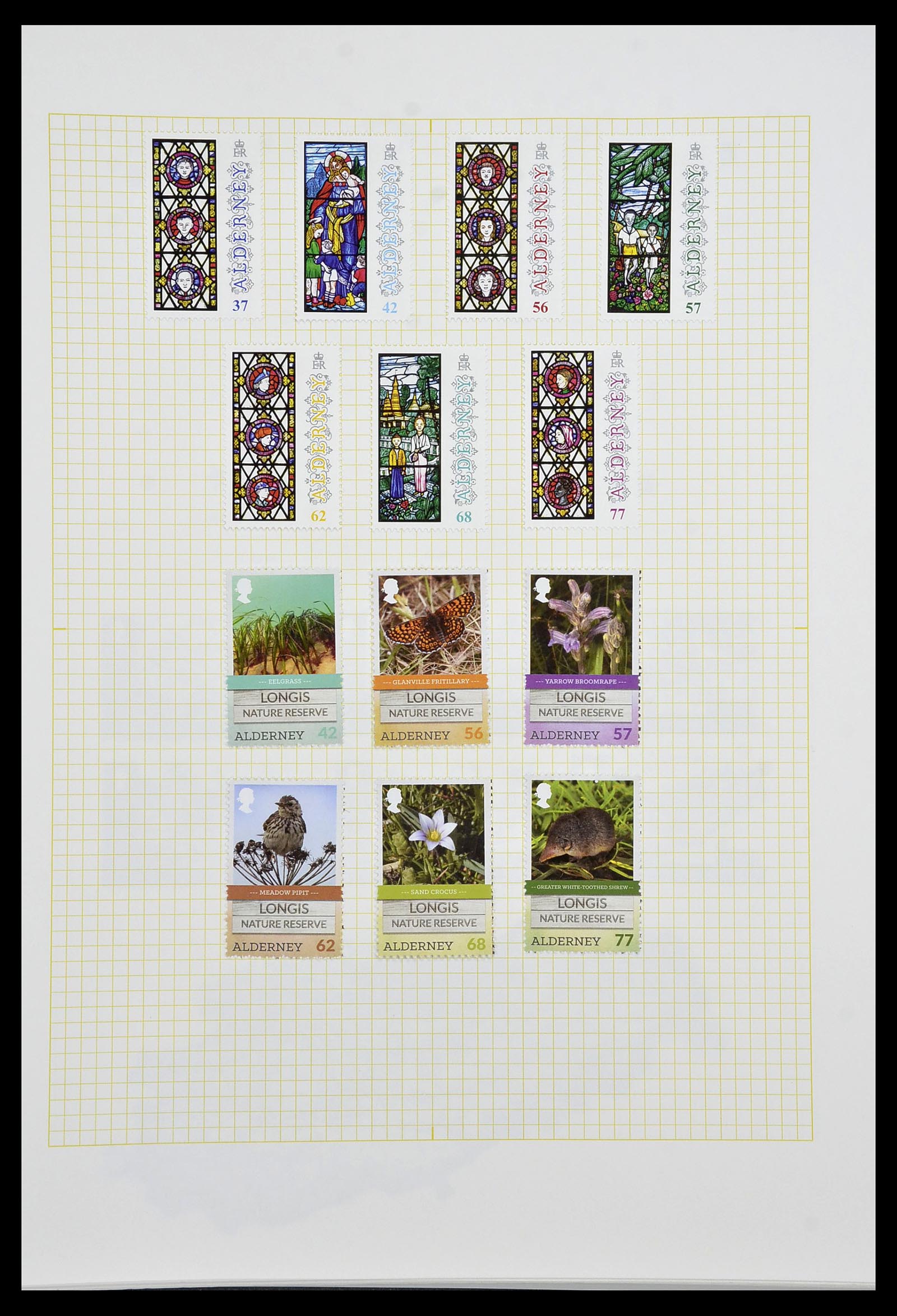 34337 345 - Stamp collection 34337 Guernsey and Alderney 1940-2018!