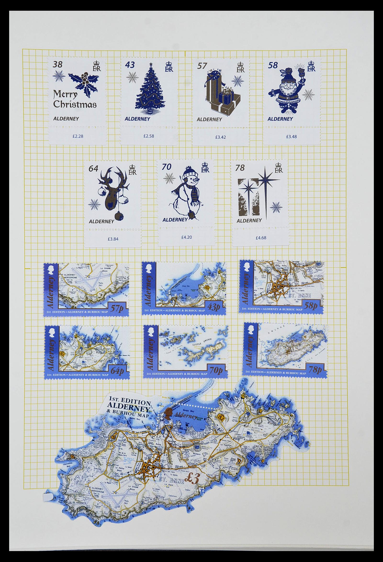 34337 346 - Stamp collection 34337 Guernsey and Alderney 1940-2018!