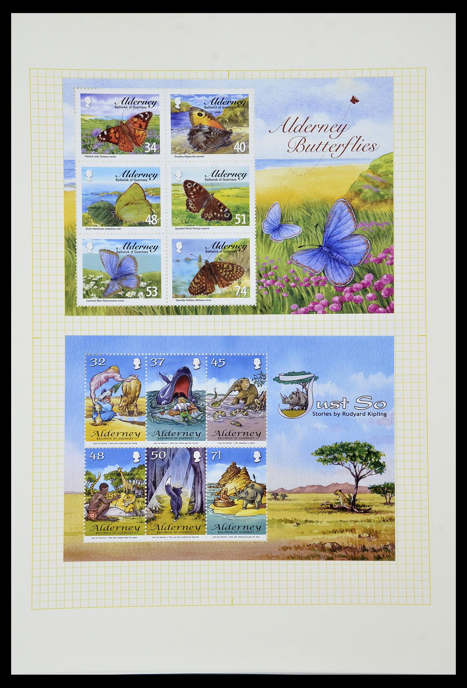 34337 360 - Stamp collection 34337 Guernsey and Alderney 1940-2018!