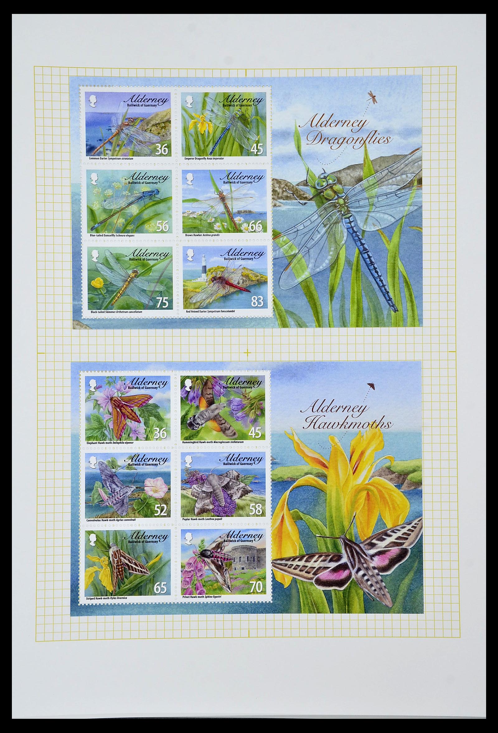 34337 362 - Postzegelverzameling 34337 Guernsey en Alderney 1940-2018!
