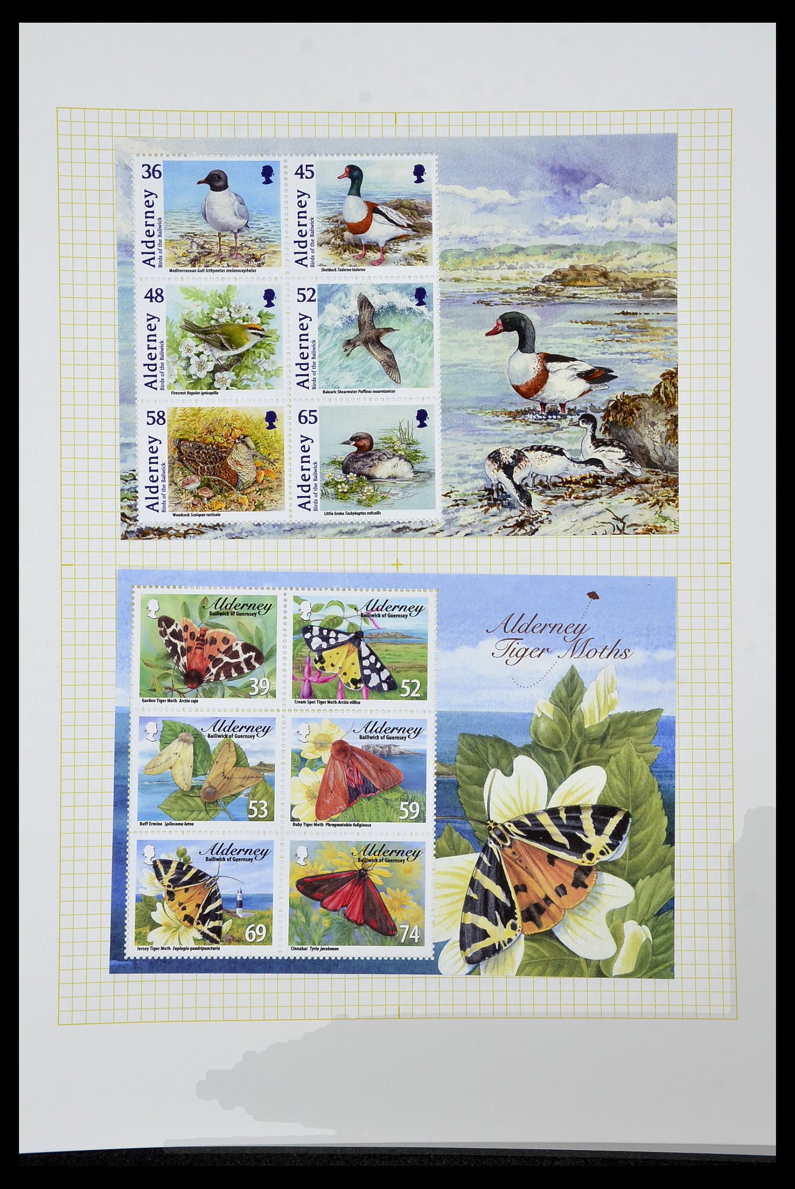 34337 363 - Postzegelverzameling 34337 Guernsey en Alderney 1940-2018!