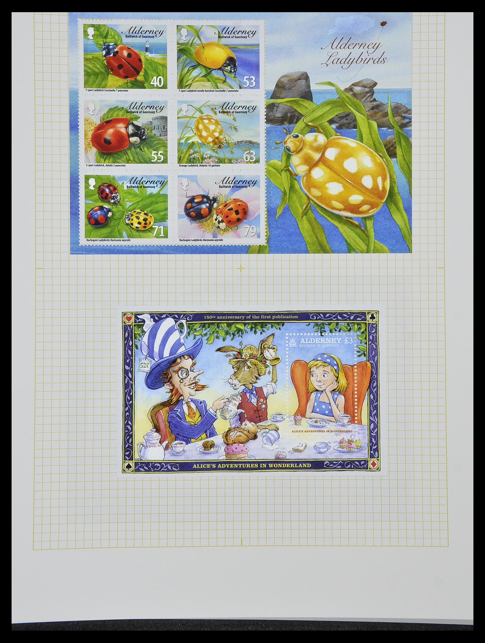 34337 365 - Postzegelverzameling 34337 Guernsey en Alderney 1940-2018!