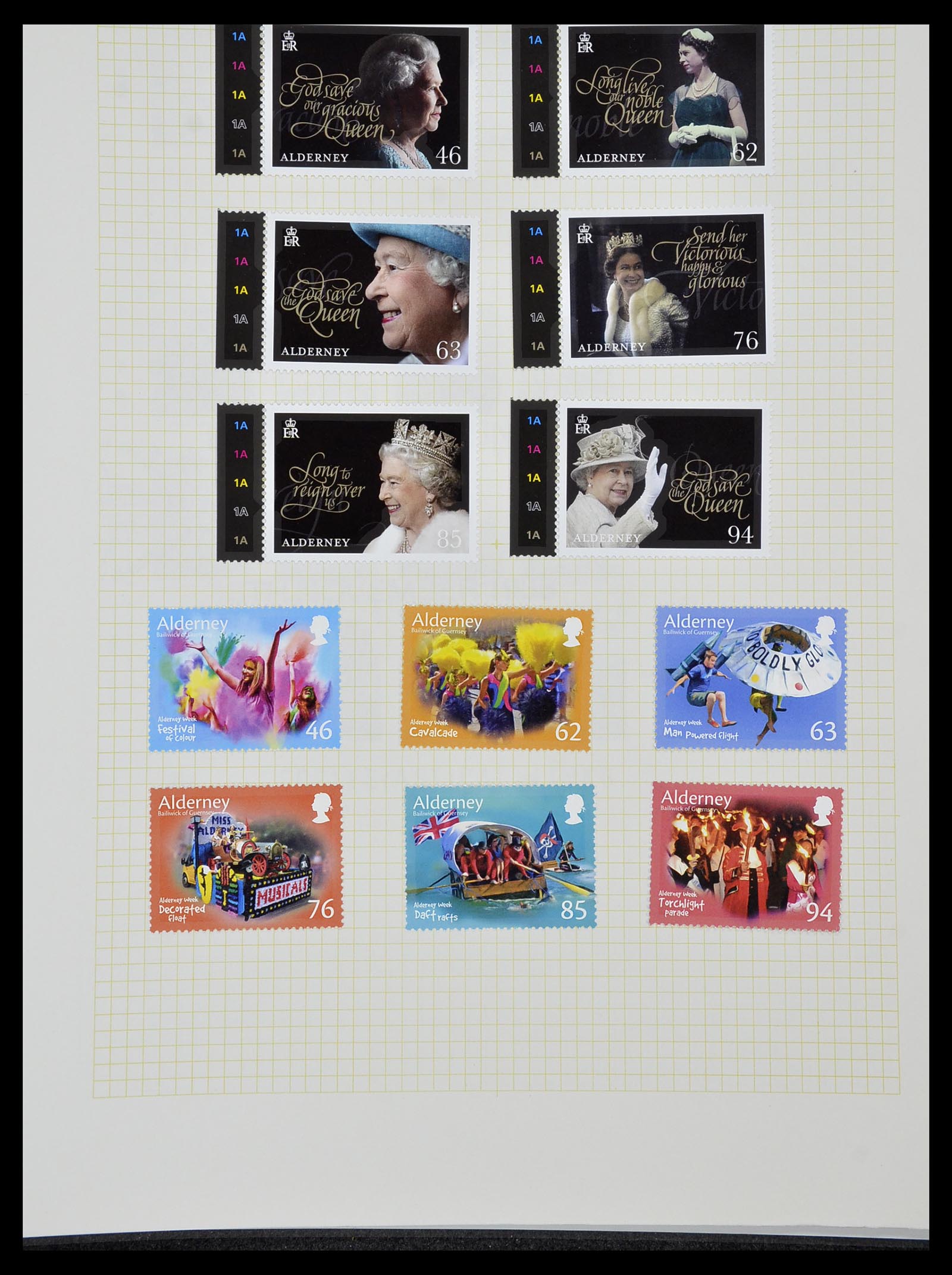 34337 369 - Postzegelverzameling 34337 Guernsey en Alderney 1940-2018!