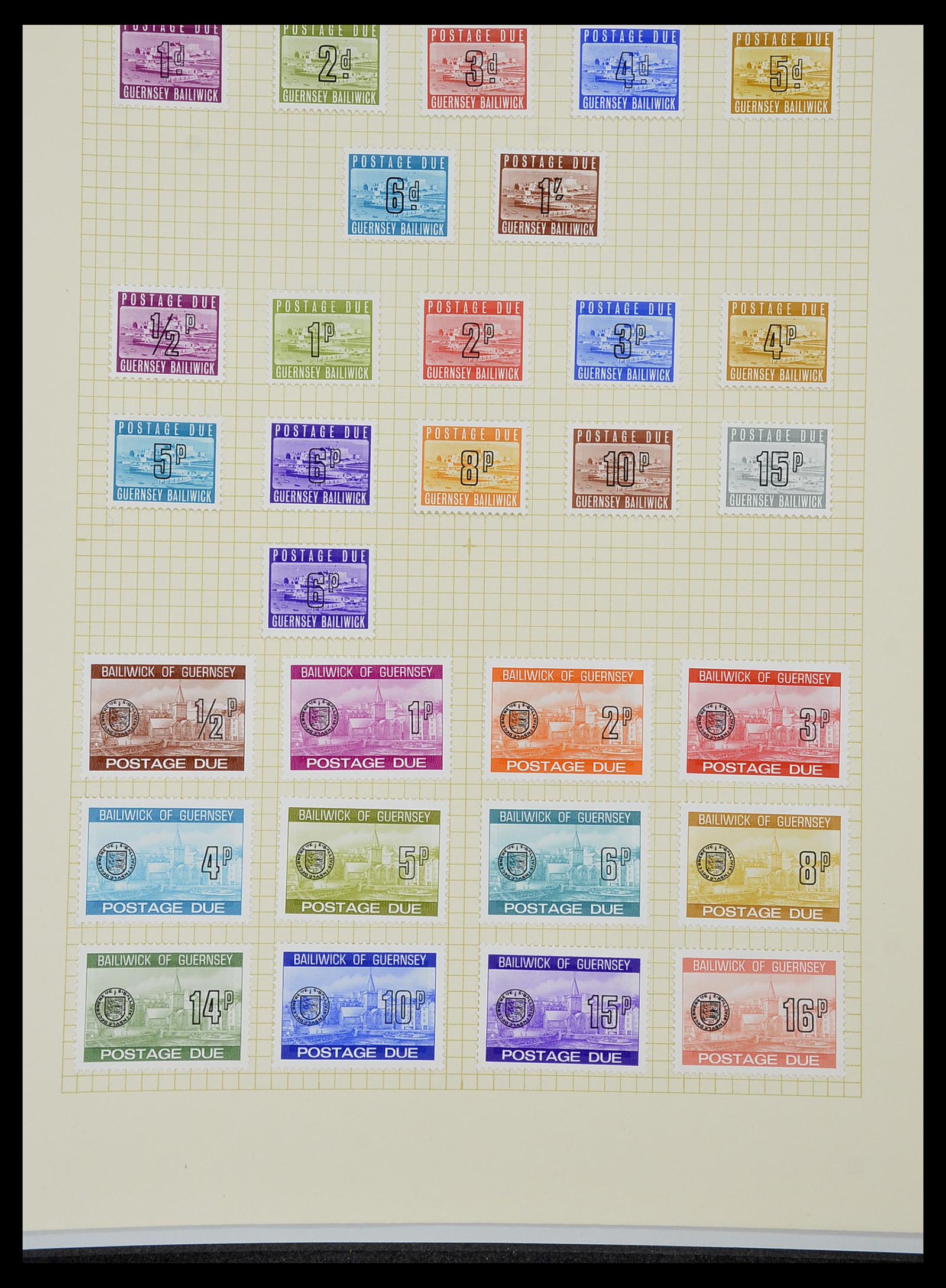 34337 372 - Postzegelverzameling 34337 Guernsey en Alderney 1940-2018!