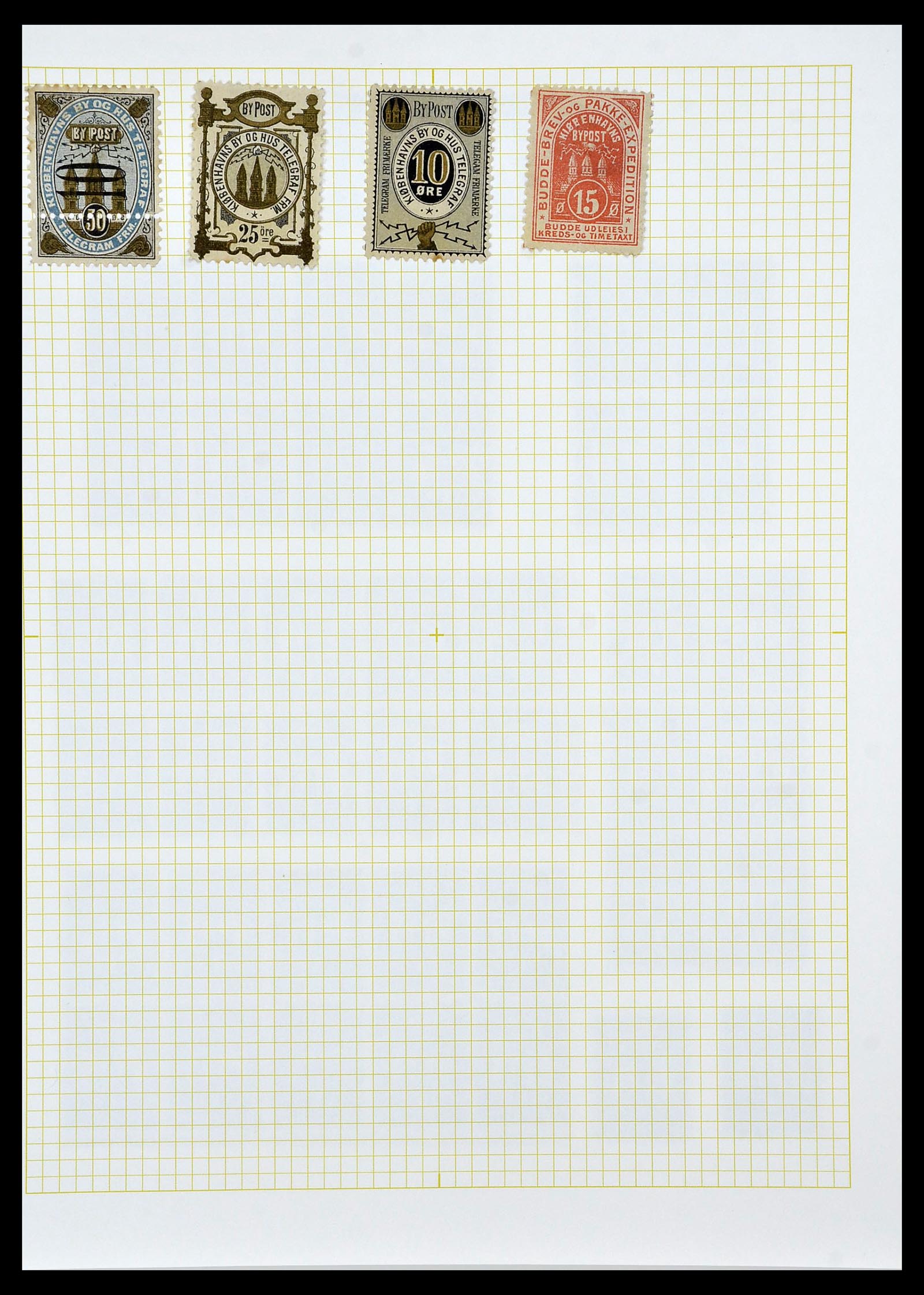 34344 010 - Postzegelverzameling 34344 Scandinavië lokaalzegels.