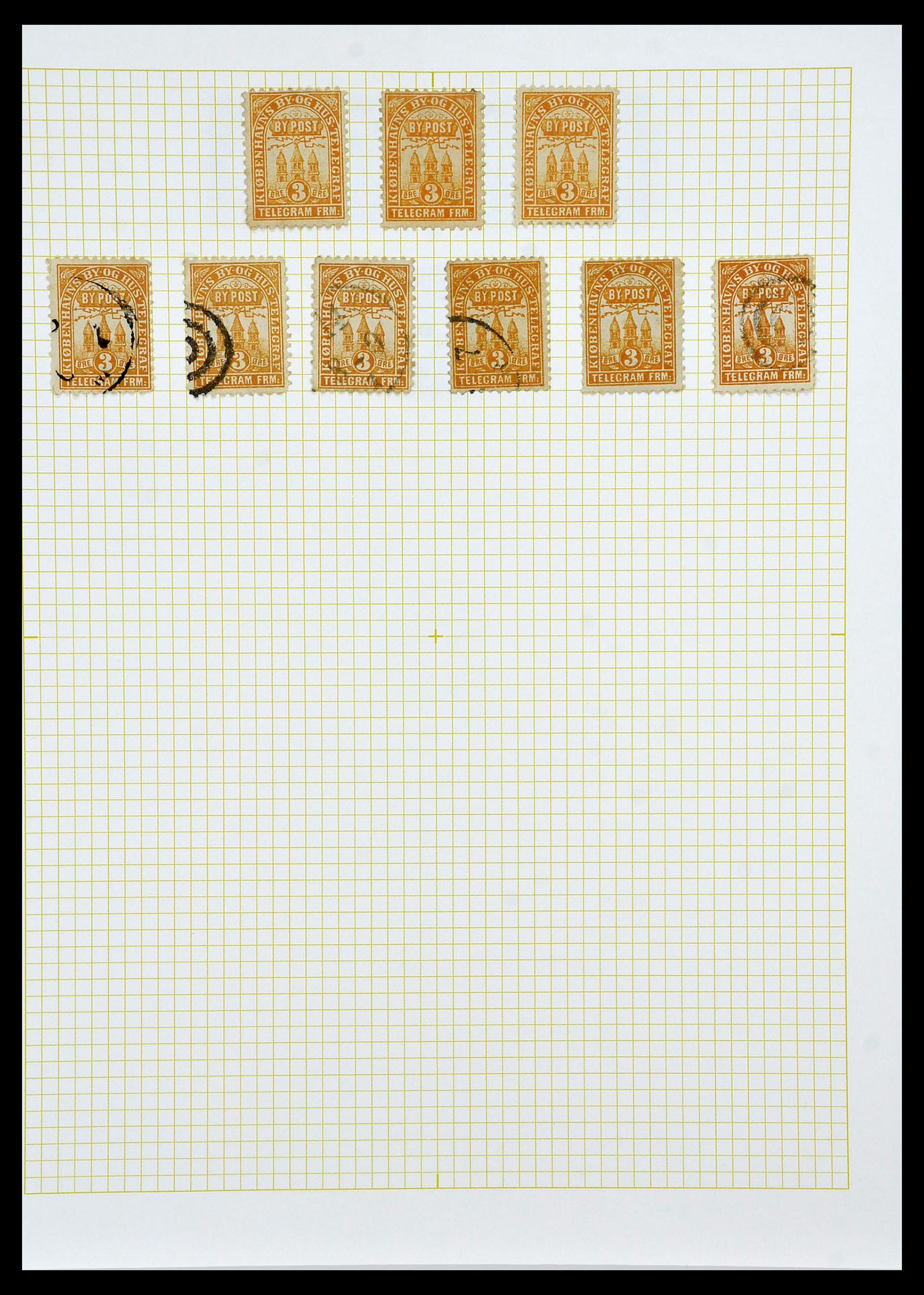 34344 014 - Postzegelverzameling 34344 Scandinavië lokaalzegels.