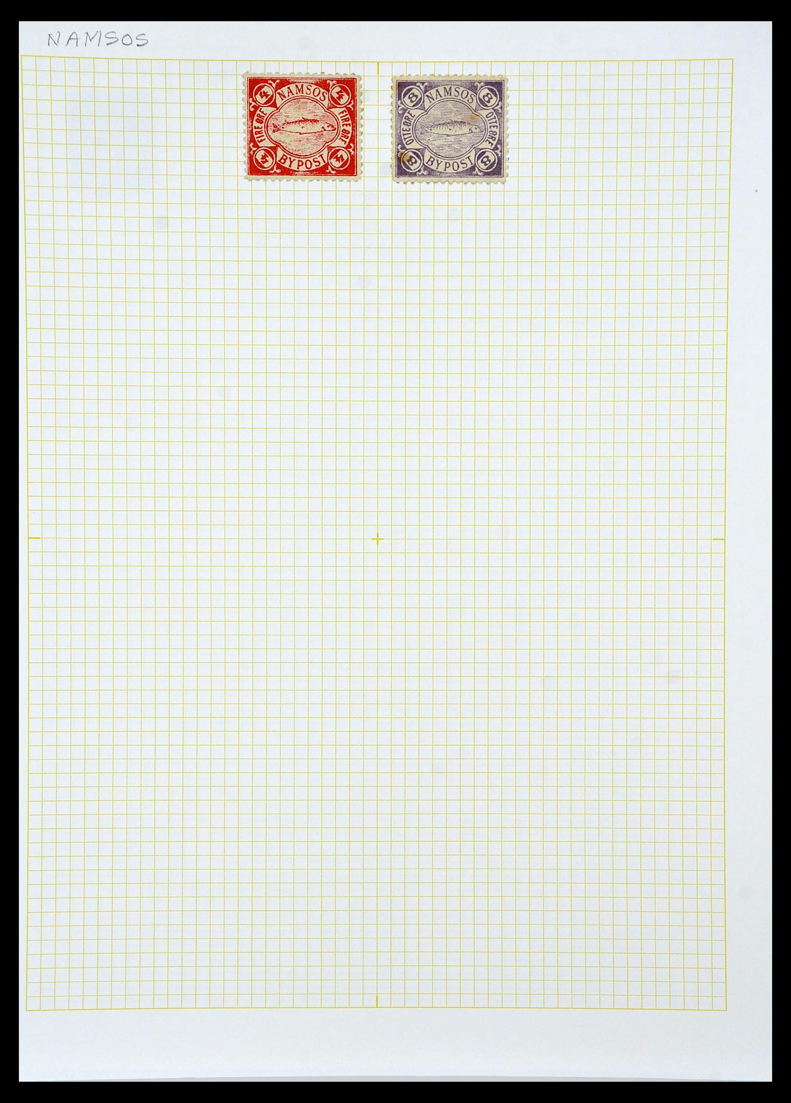 34344 036 - Postzegelverzameling 34344 Scandinavië lokaalzegels.