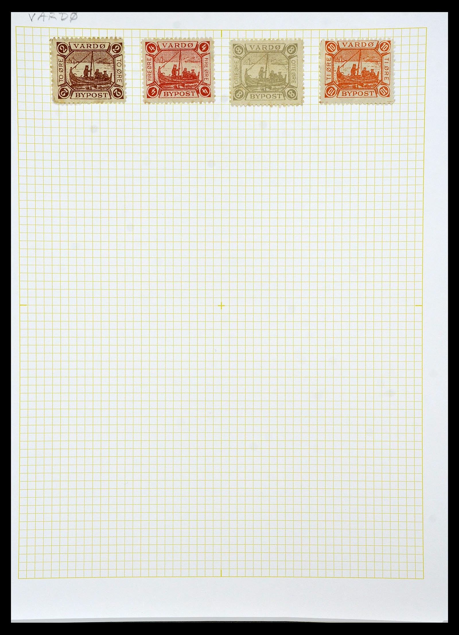 34344 045 - Postzegelverzameling 34344 Scandinavië lokaalzegels.