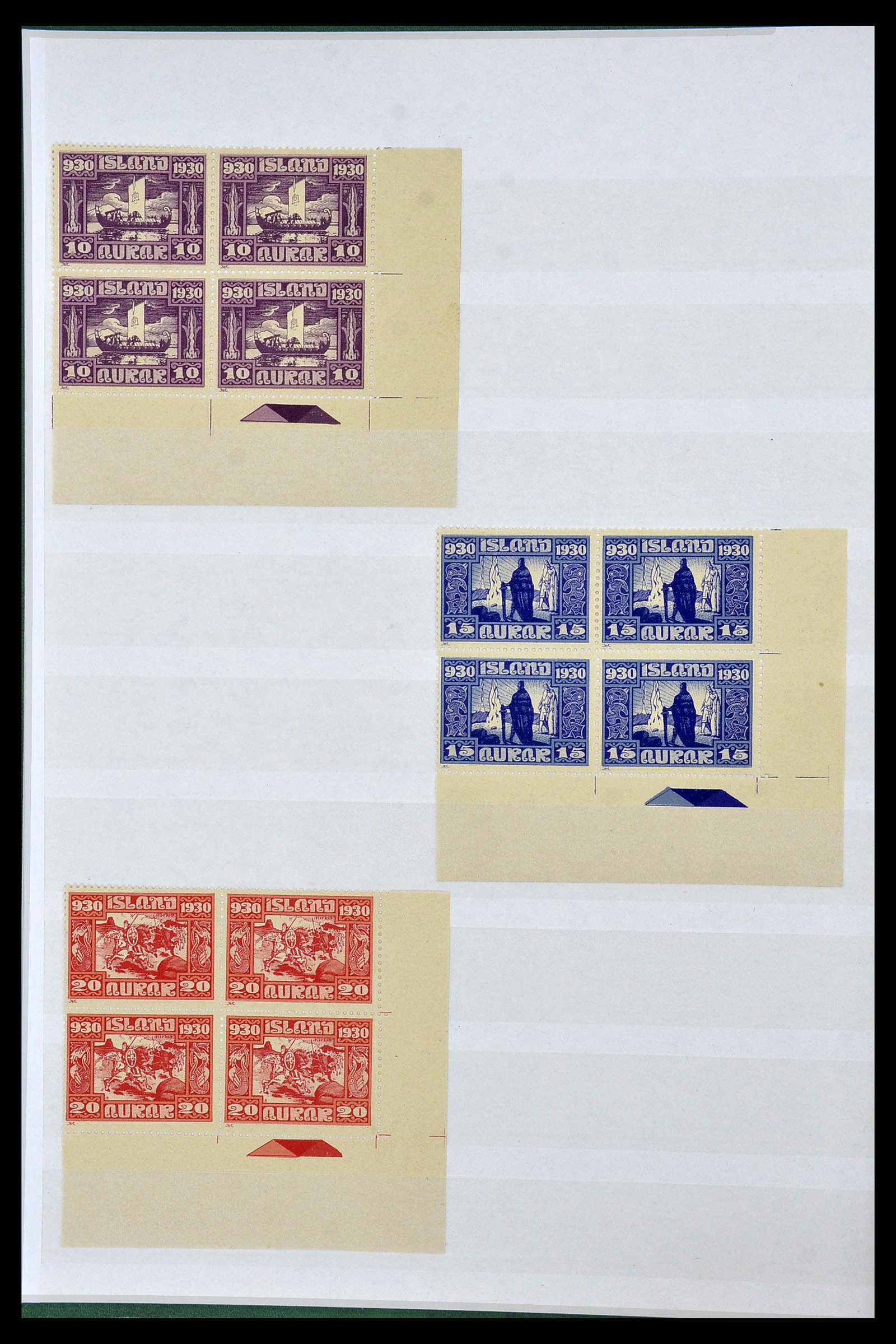 34348 002 - Stamp collection 34348 Iceland 1930.