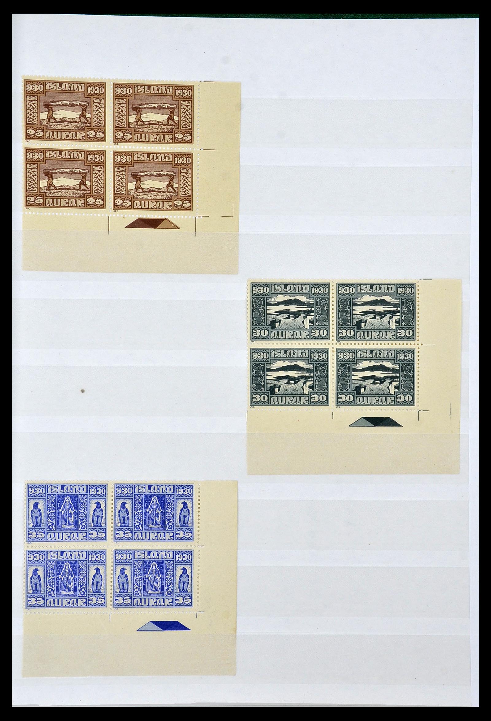 34348 003 - Postzegelverzameling 34348 IJsland 1930.