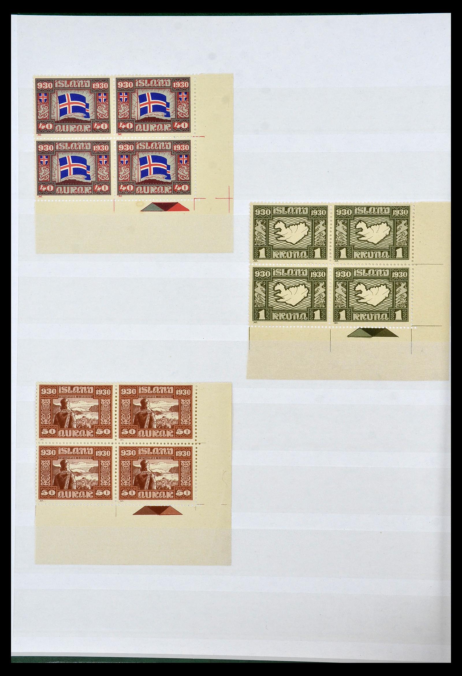34348 004 - Postzegelverzameling 34348 IJsland 1930.