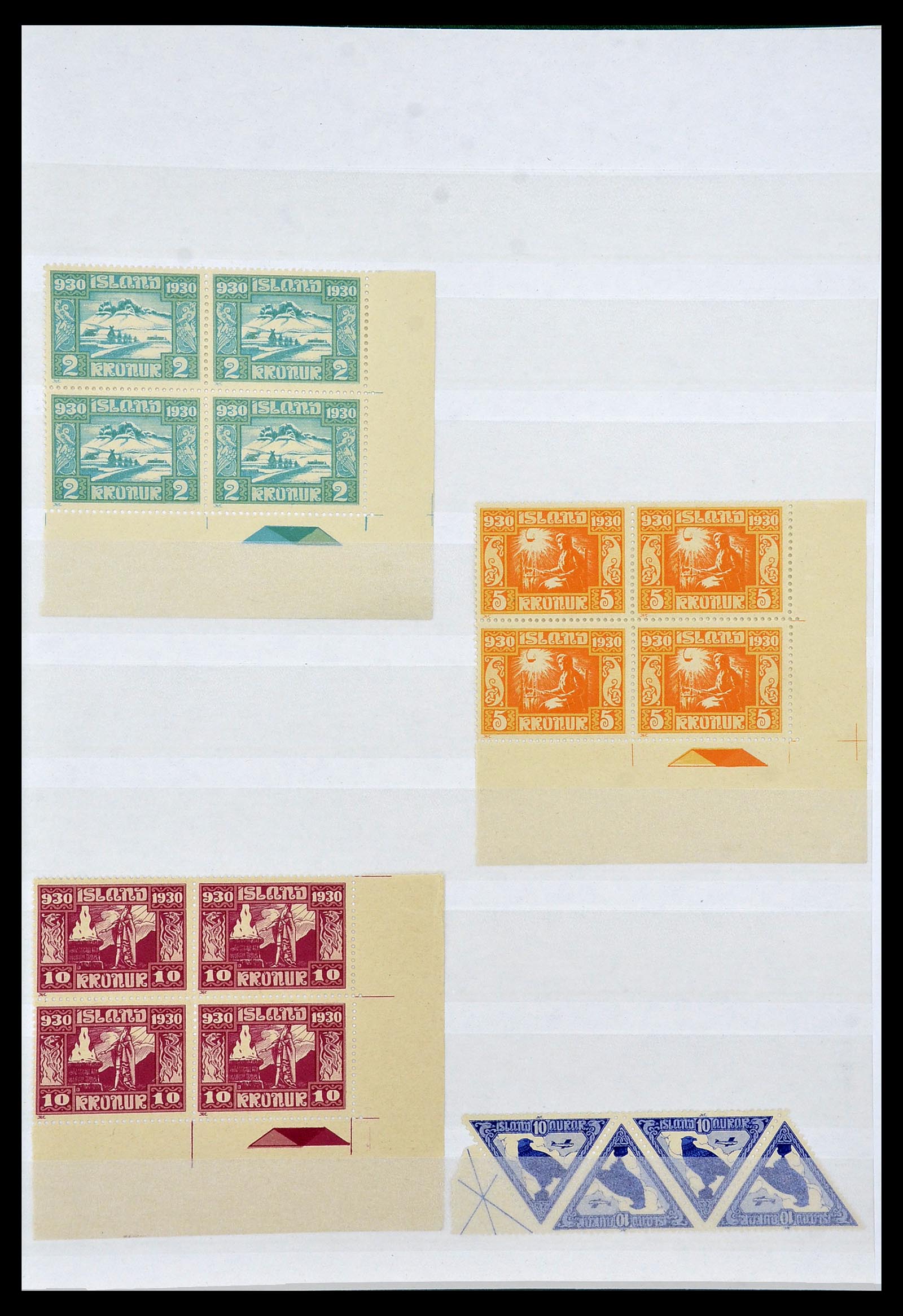 34348 005 - Postzegelverzameling 34348 IJsland 1930.