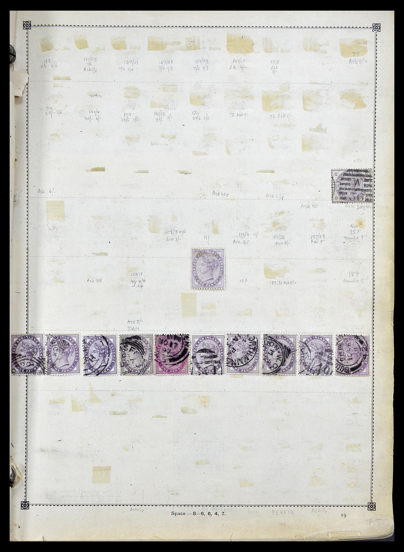 34352 002 - Postzegelverzameling 34352 Engeland 1860-1970.