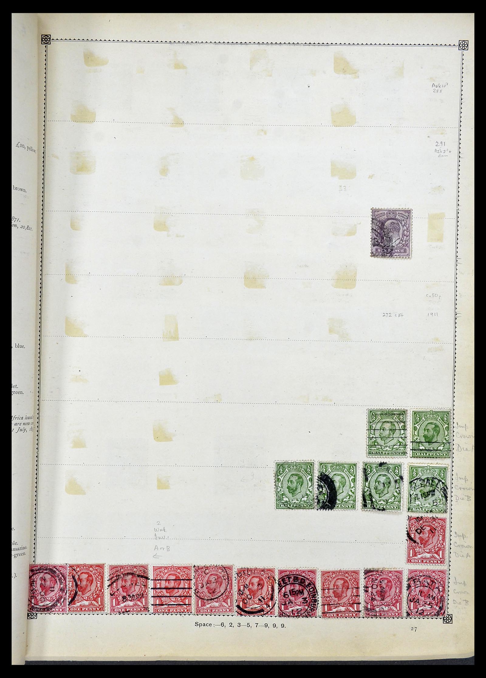 34352 006 - Postzegelverzameling 34352 Engeland 1860-1970.