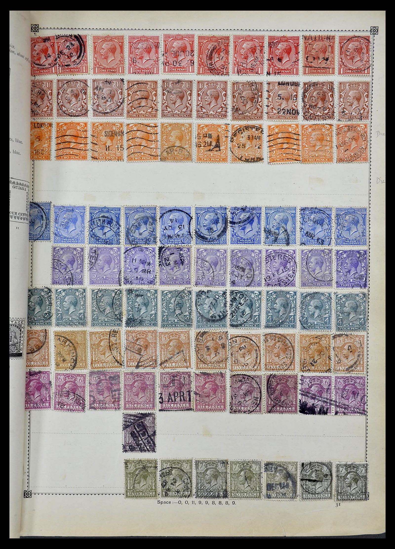 34352 008 - Stamp collection 34352 Great Britain 1860-1970.