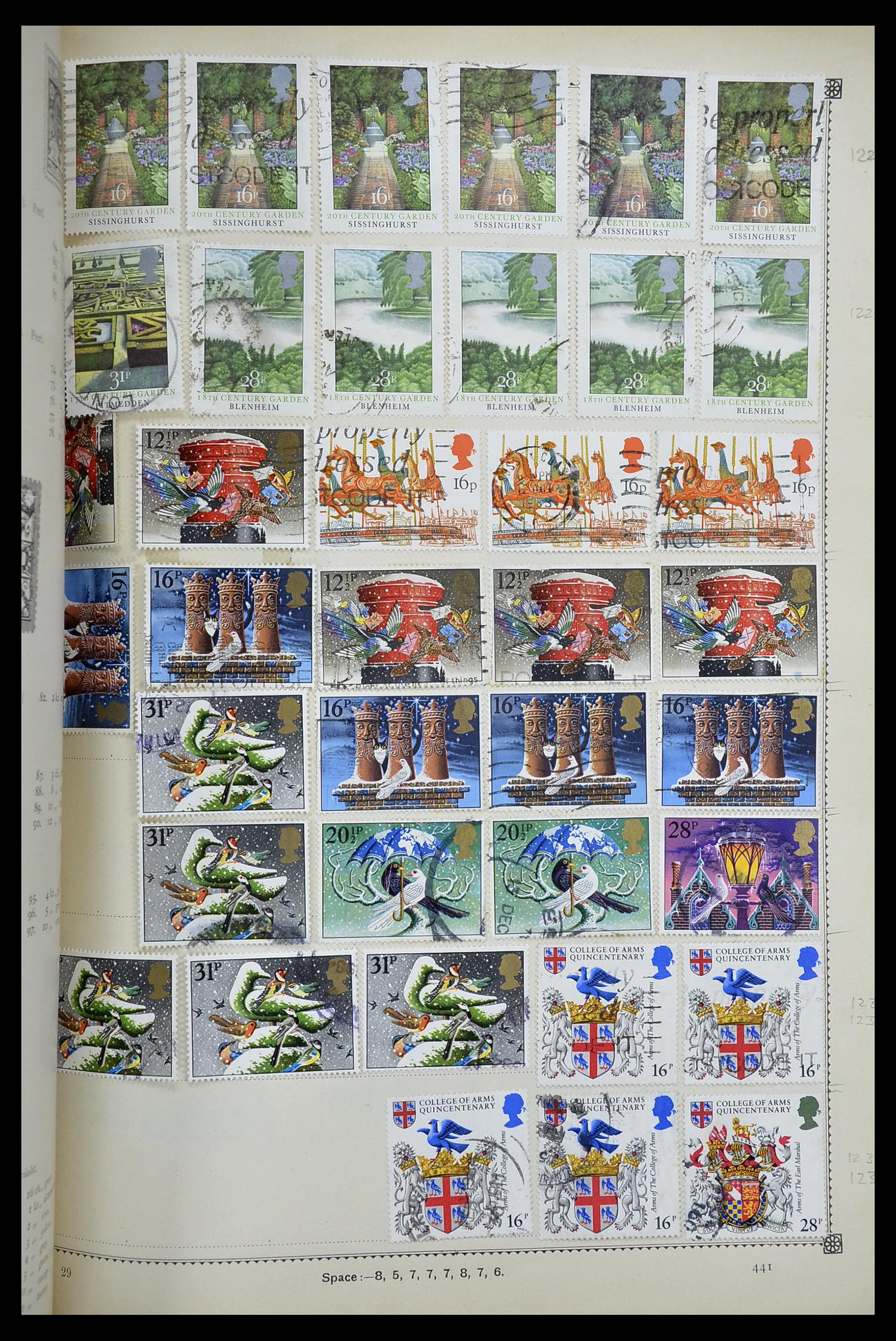 34352 182 - Postzegelverzameling 34352 Engeland 1860-1970.