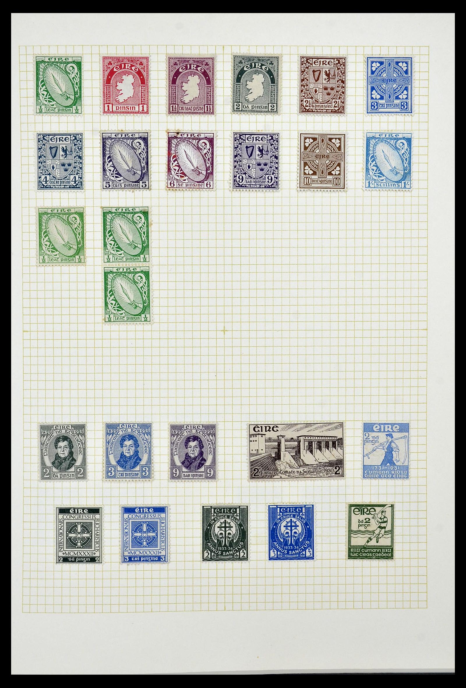 34353 004 - Postzegelverzameling 34353 Ierland 1922-2000.