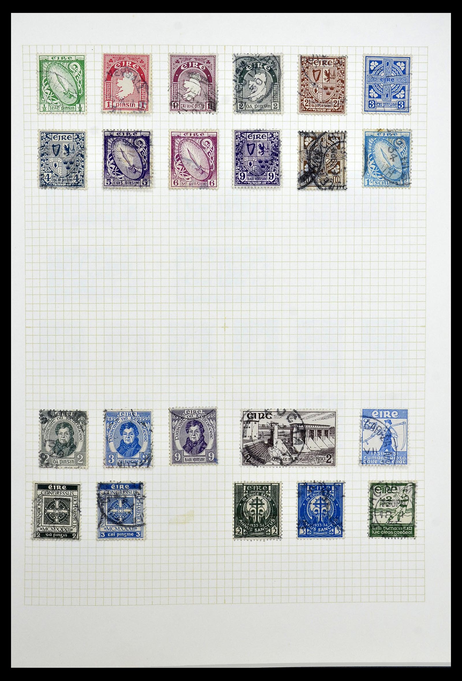 34353 005 - Postzegelverzameling 34353 Ierland 1922-2000.