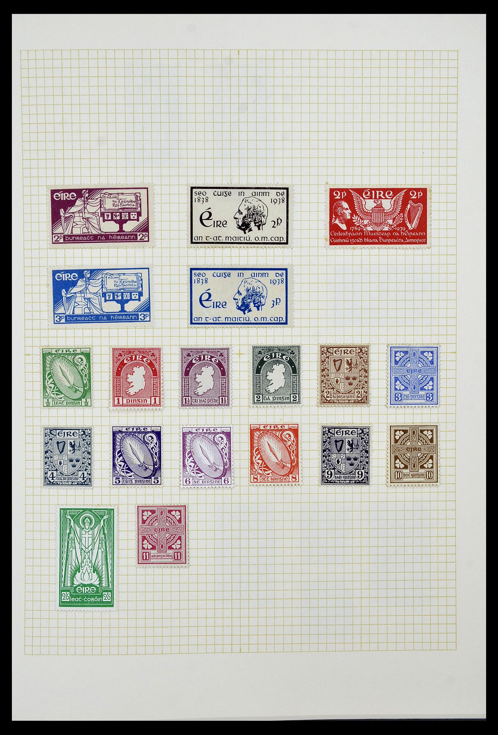 34353 006 - Postzegelverzameling 34353 Ierland 1922-2000.