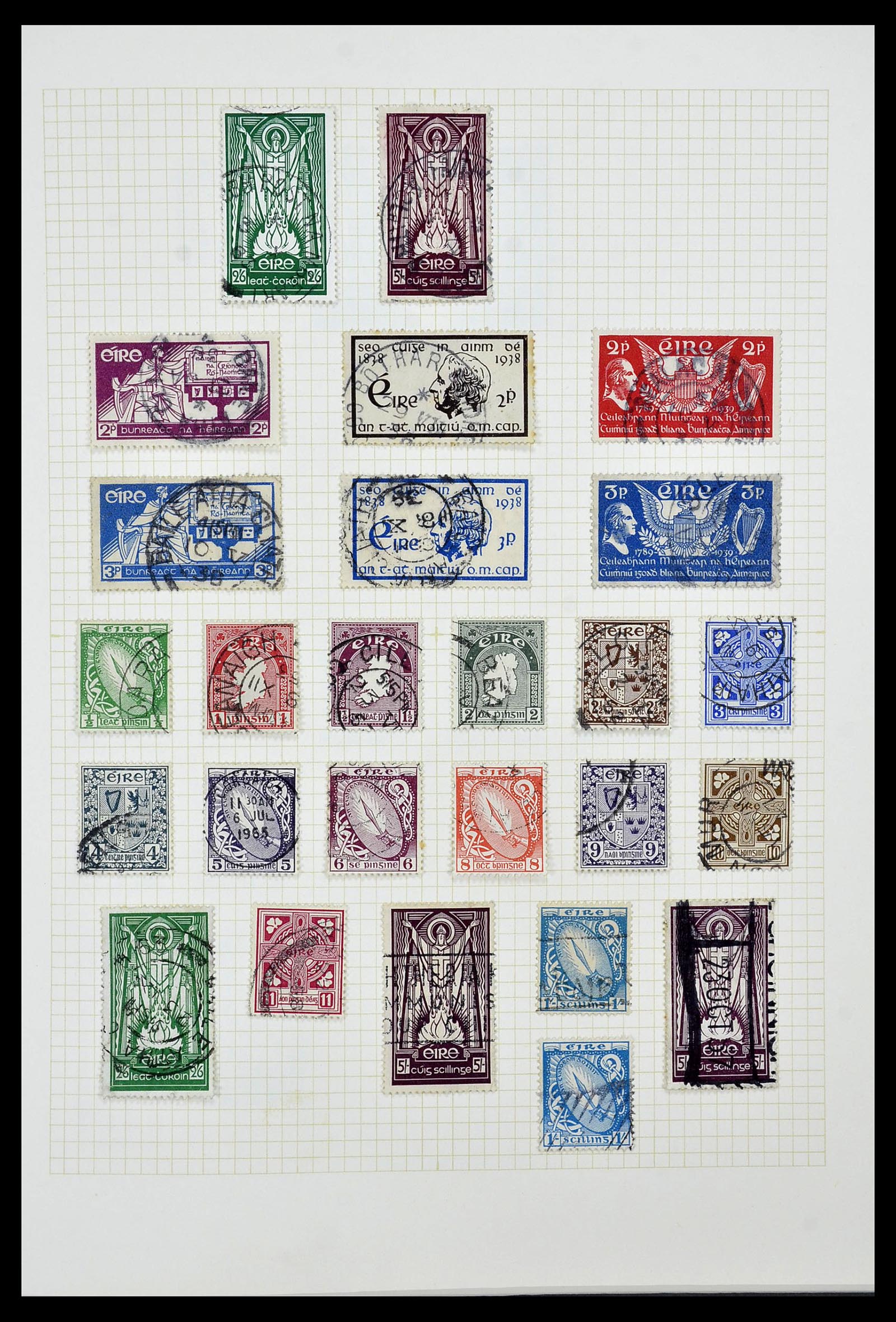 34353 007 - Postzegelverzameling 34353 Ierland 1922-2000.