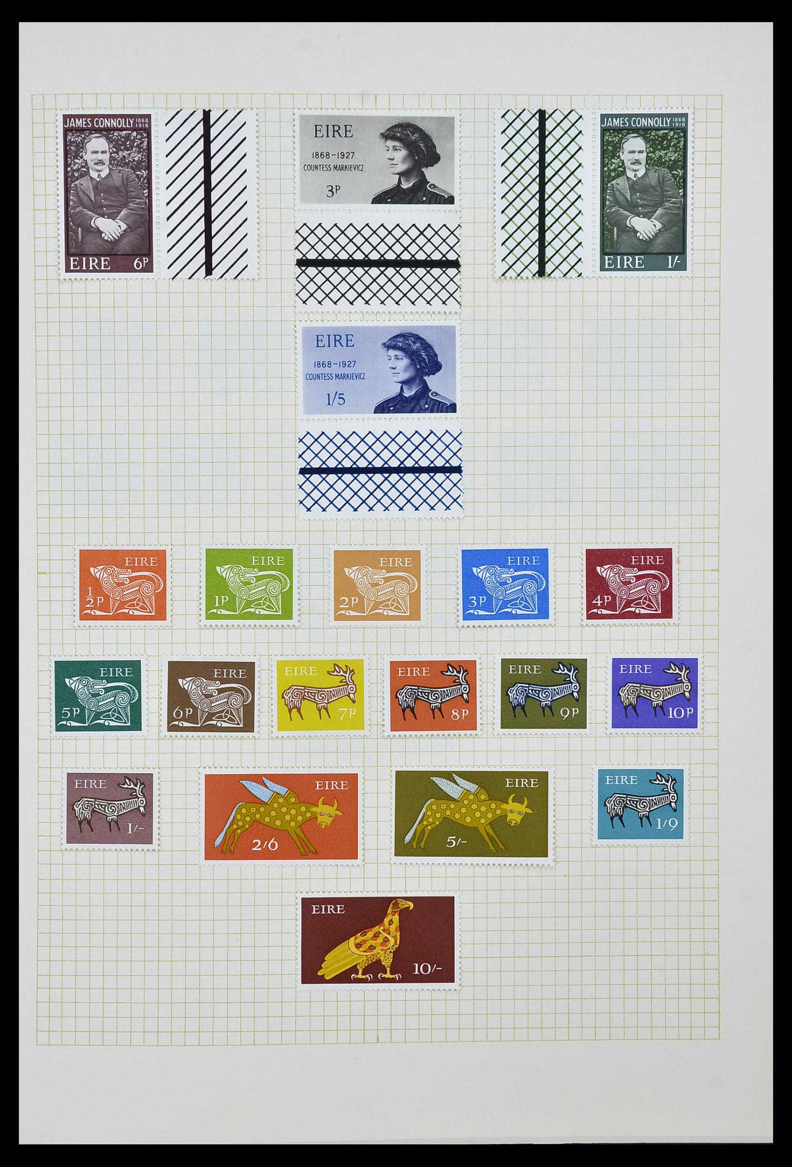 34353 019 - Postzegelverzameling 34353 Ierland 1922-2000.
