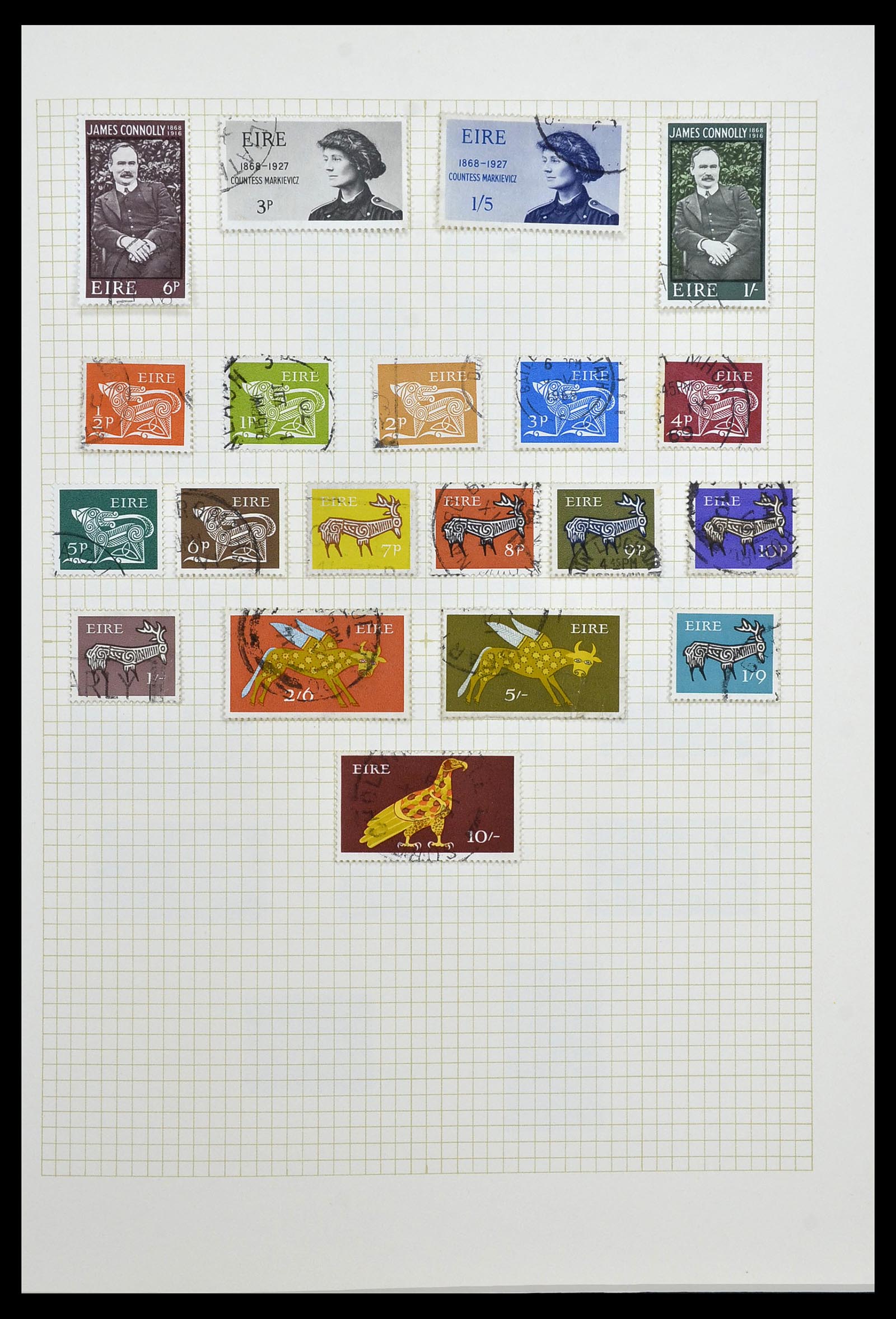 34353 020 - Postzegelverzameling 34353 Ierland 1922-2000.