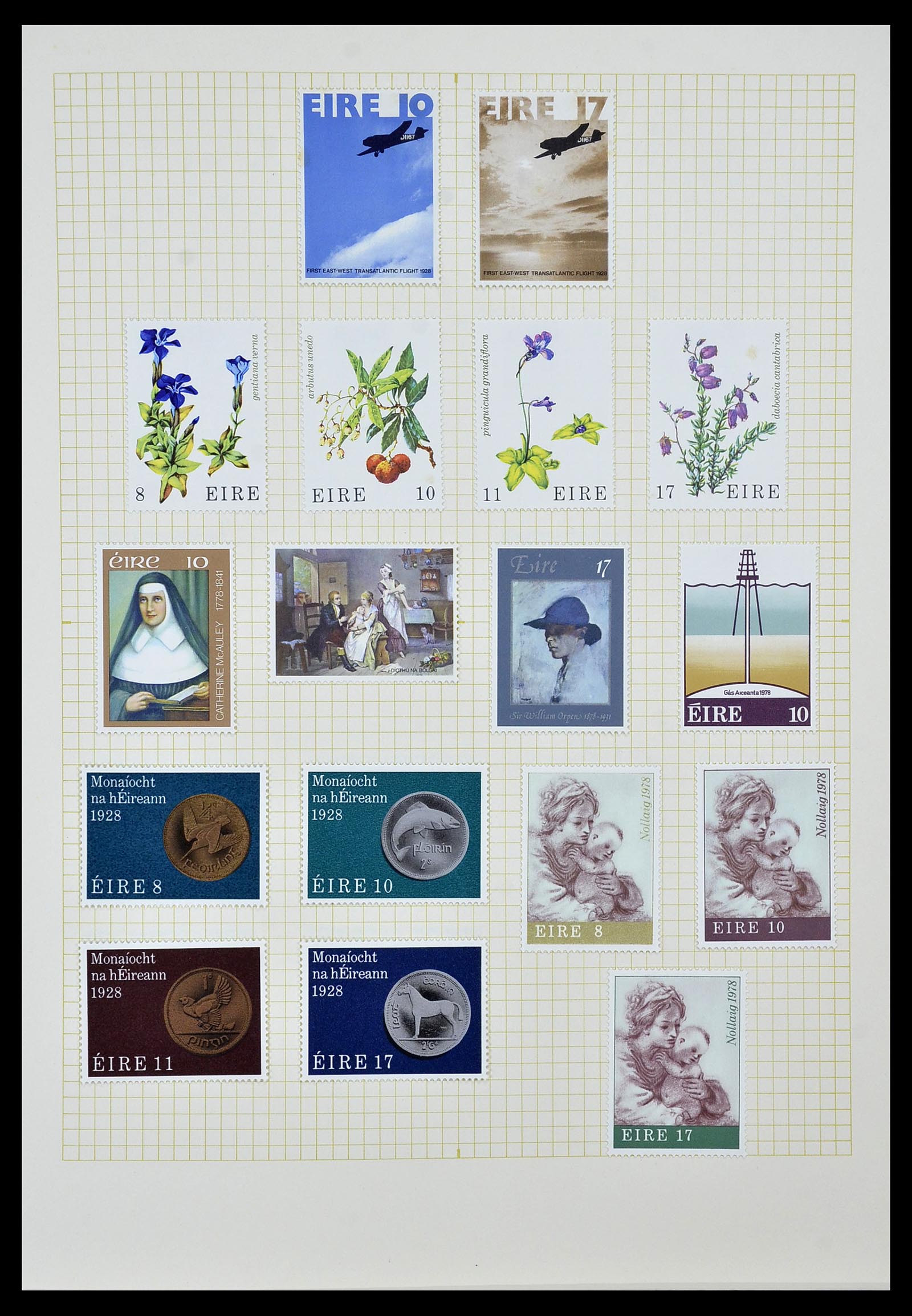 34353 042 - Postzegelverzameling 34353 Ierland 1922-2000.