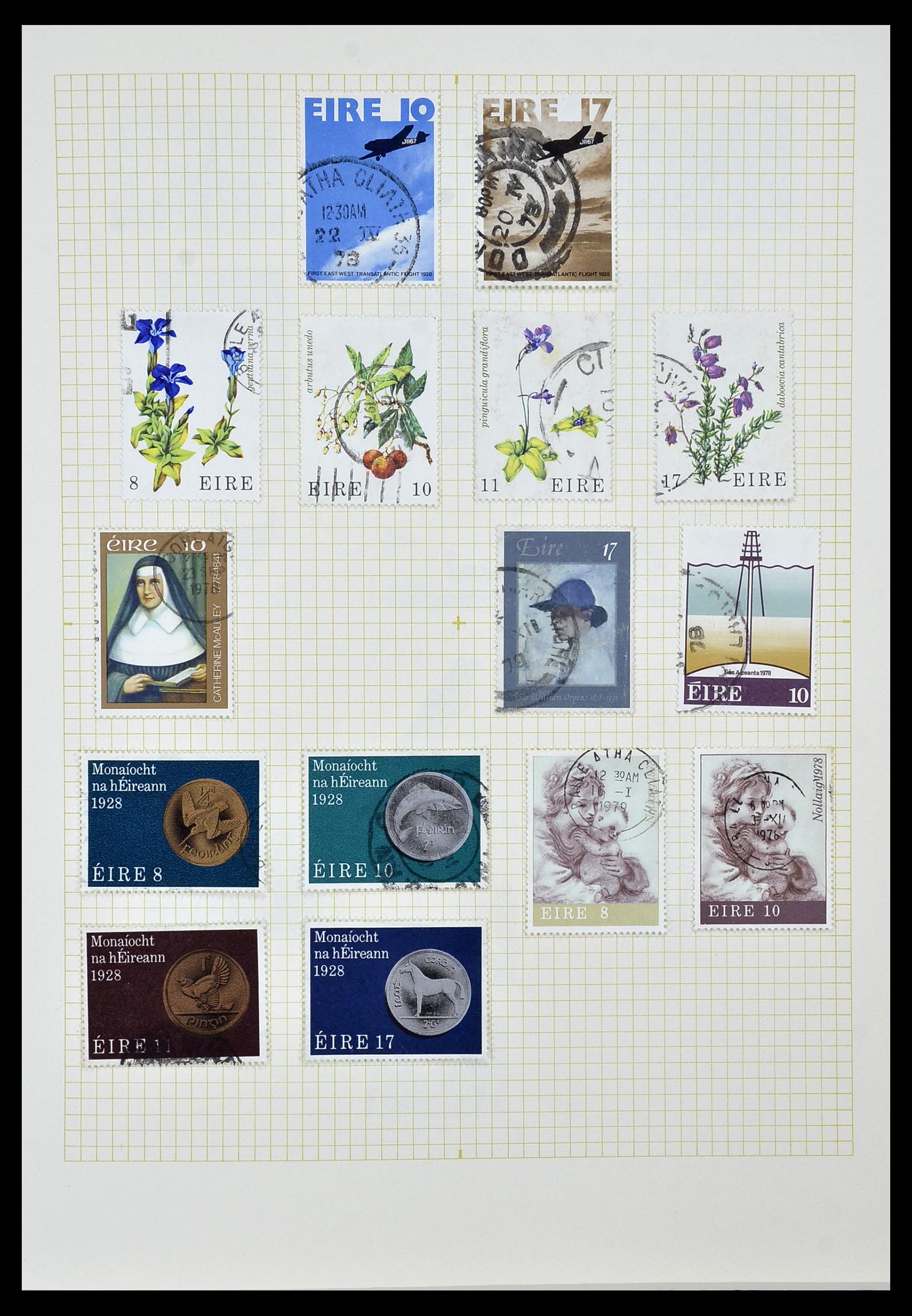 34353 043 - Postzegelverzameling 34353 Ierland 1922-2000.