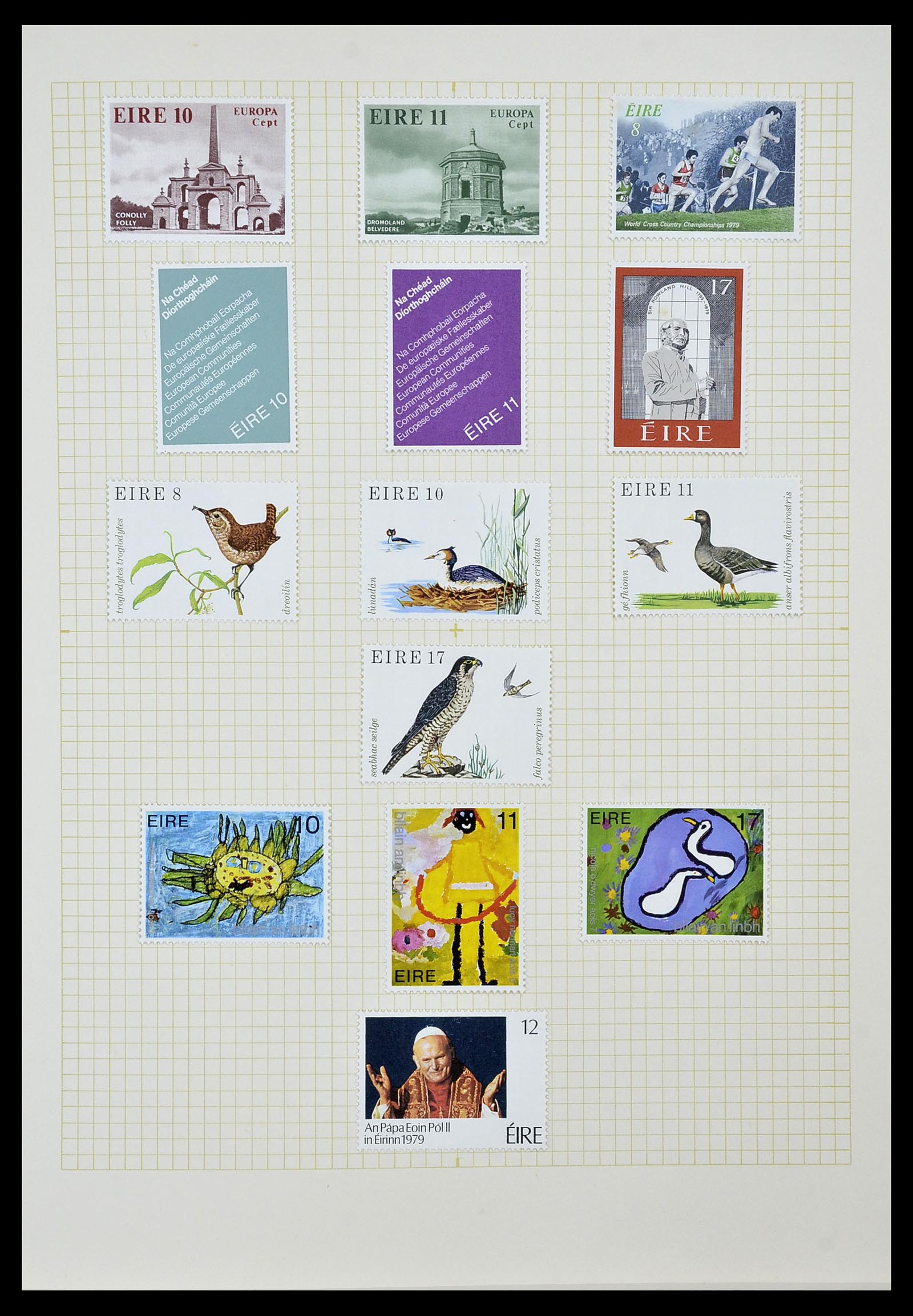 34353 044 - Postzegelverzameling 34353 Ierland 1922-2000.