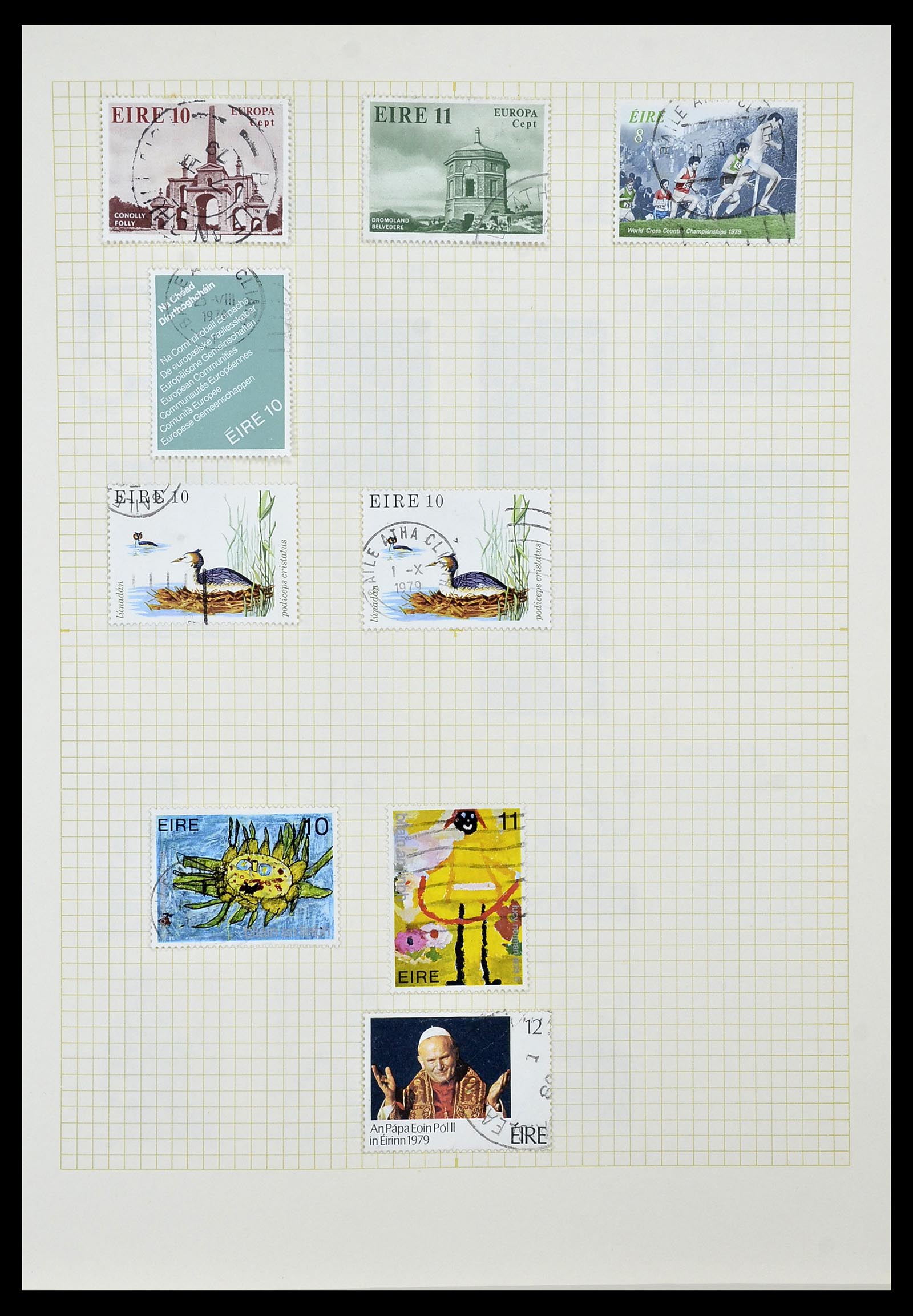34353 045 - Postzegelverzameling 34353 Ierland 1922-2000.
