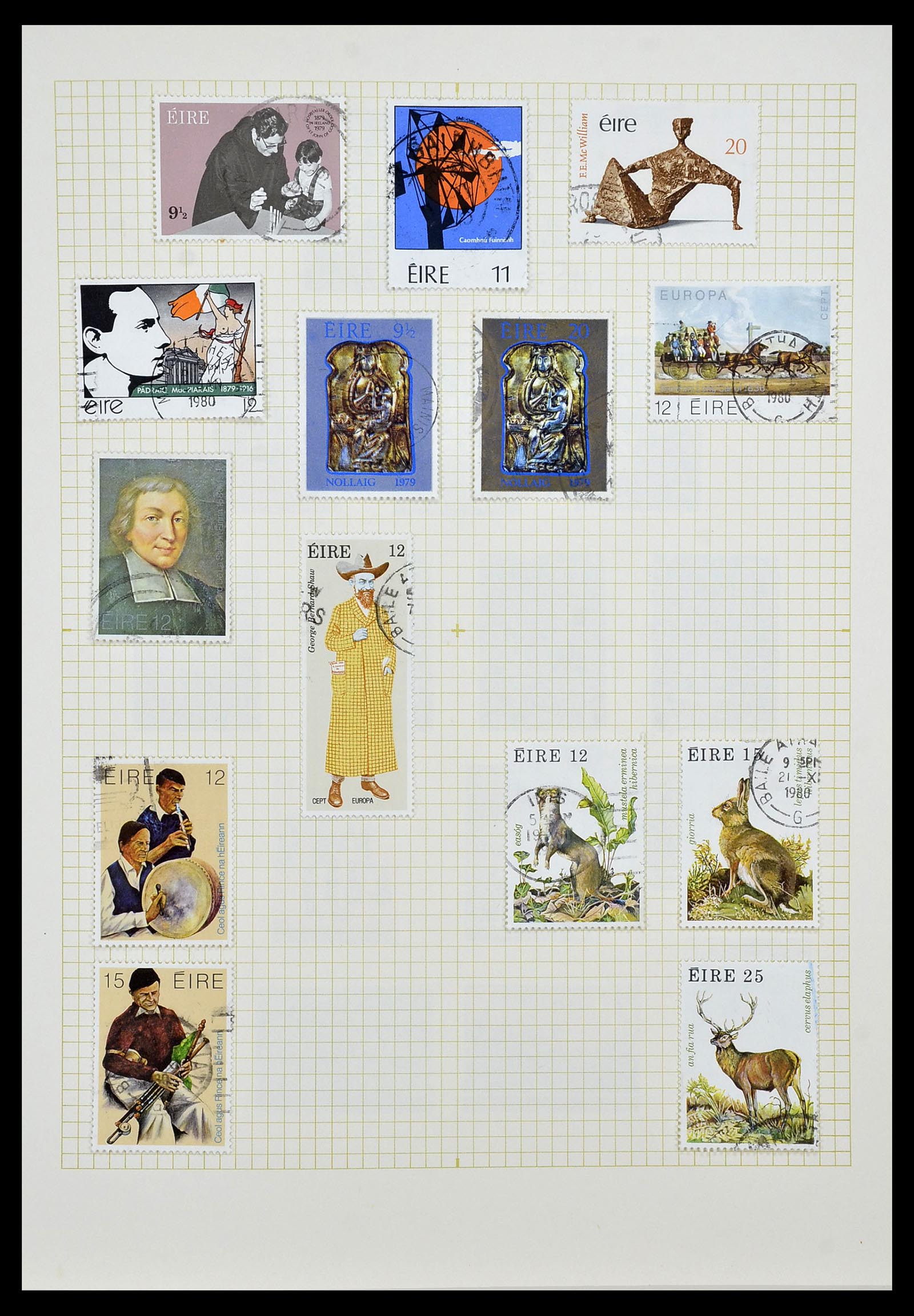 34353 047 - Postzegelverzameling 34353 Ierland 1922-2000.