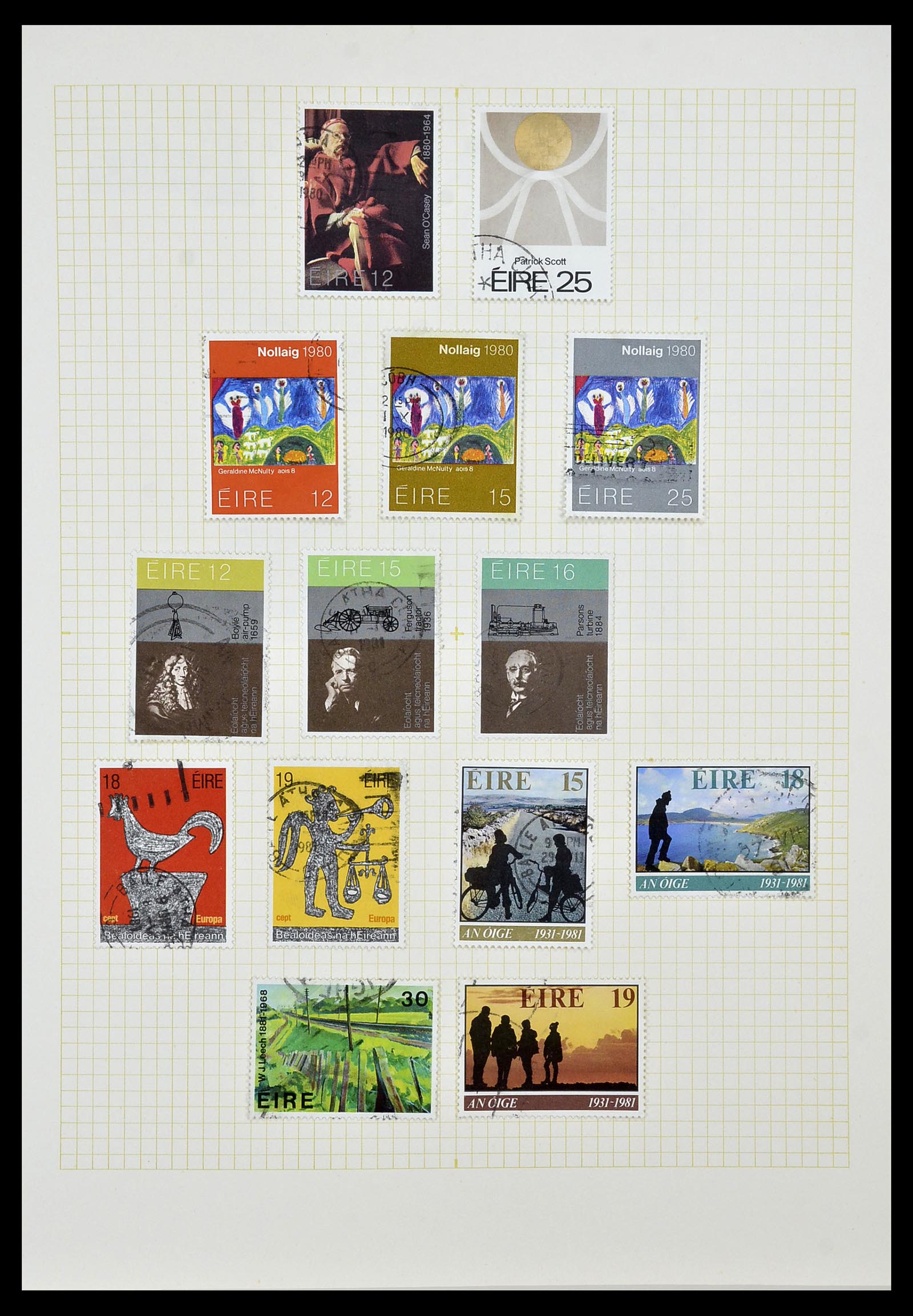 34353 049 - Postzegelverzameling 34353 Ierland 1922-2000.