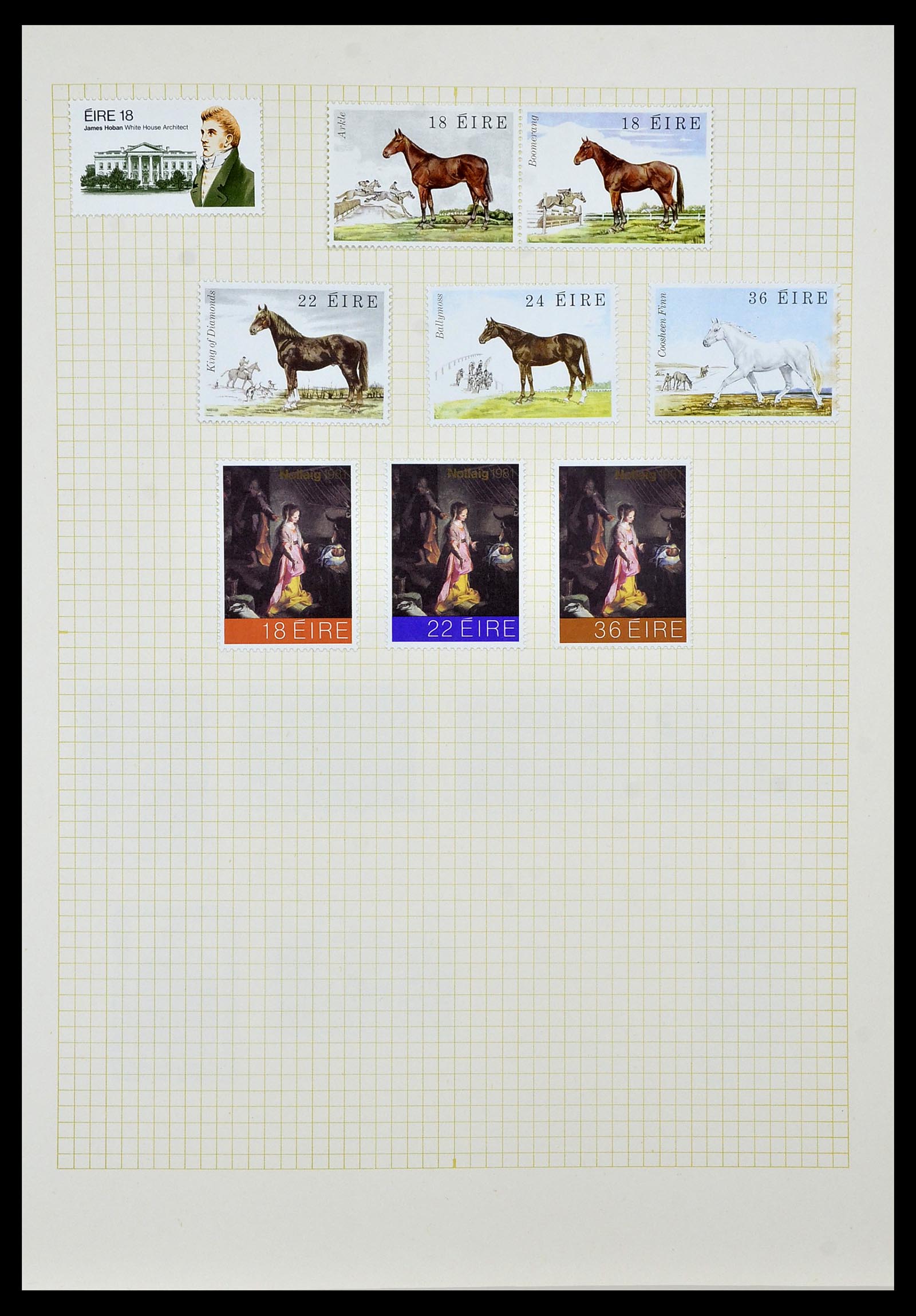 34353 050 - Postzegelverzameling 34353 Ierland 1922-2000.