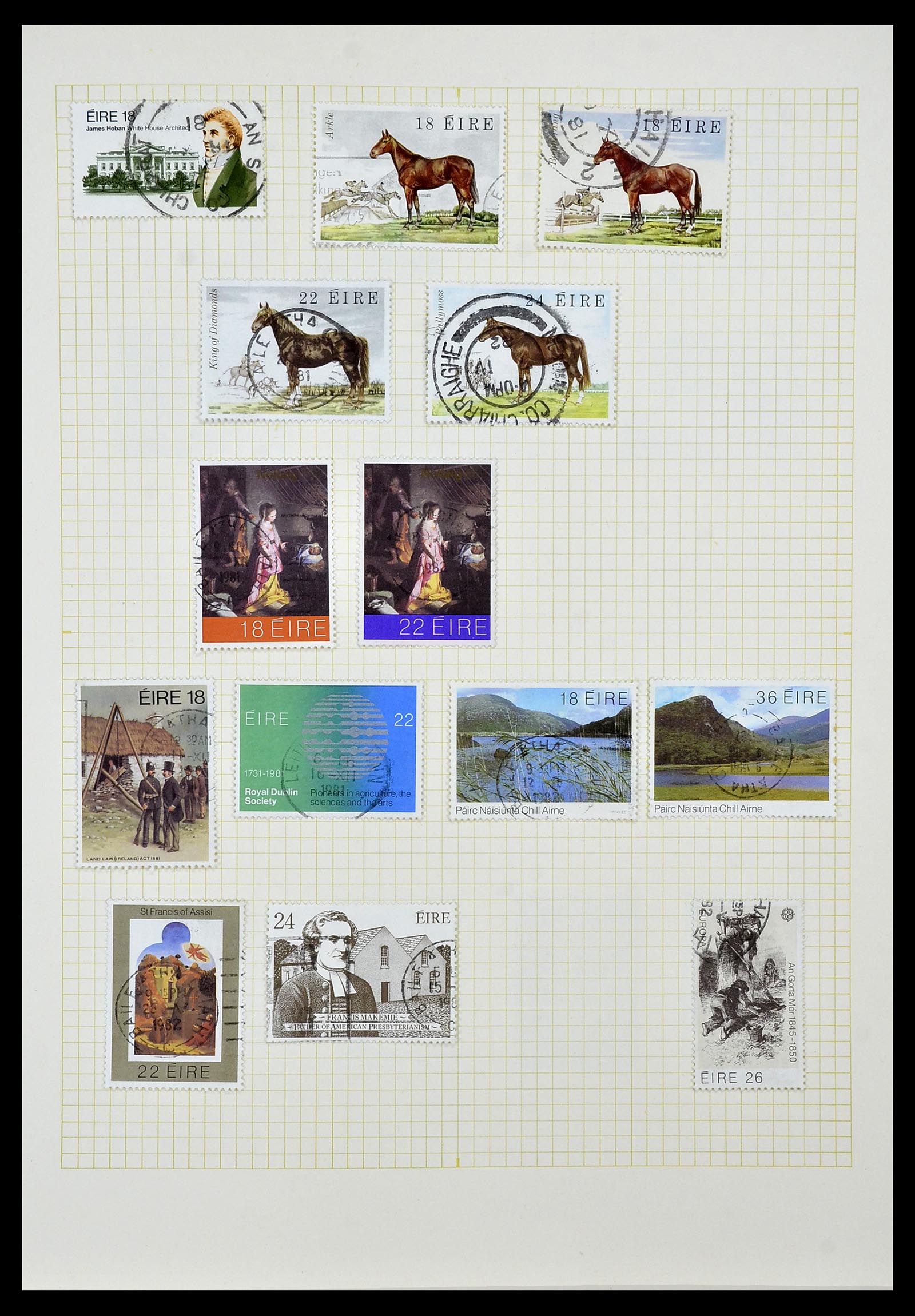 34353 051 - Postzegelverzameling 34353 Ierland 1922-2000.
