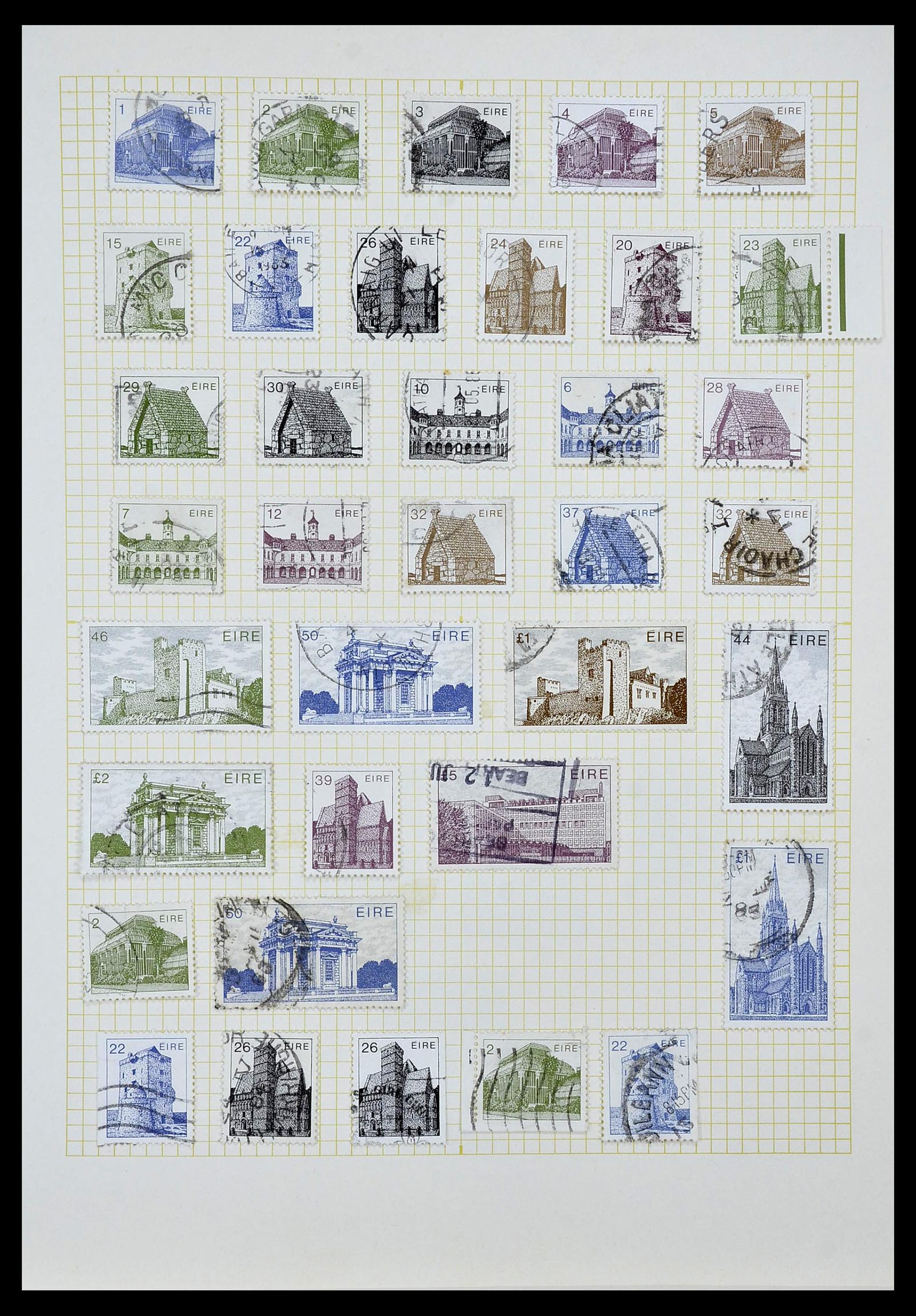 34353 053 - Postzegelverzameling 34353 Ierland 1922-2000.
