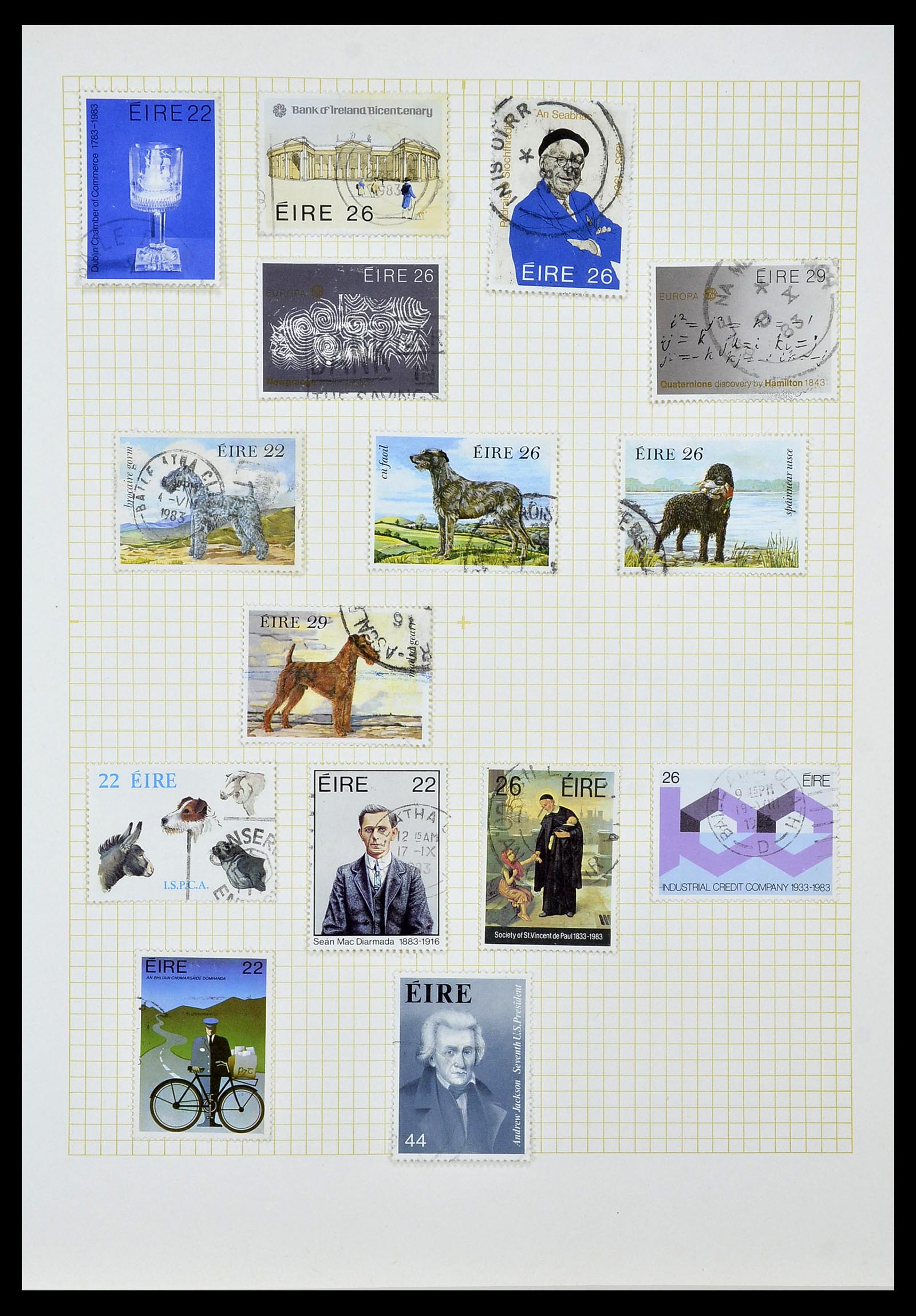34353 055 - Postzegelverzameling 34353 Ierland 1922-2000.