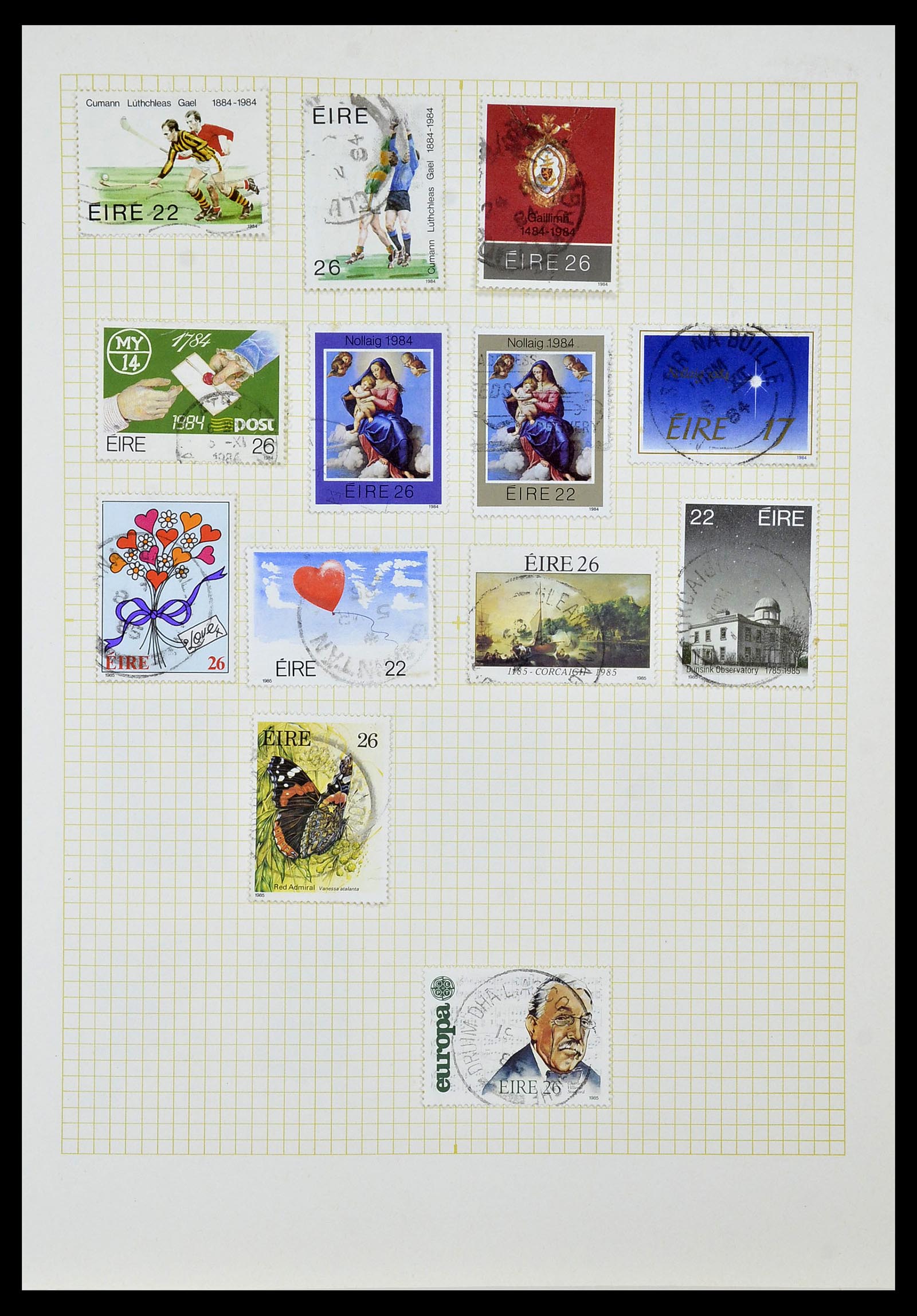 34353 059 - Postzegelverzameling 34353 Ierland 1922-2000.