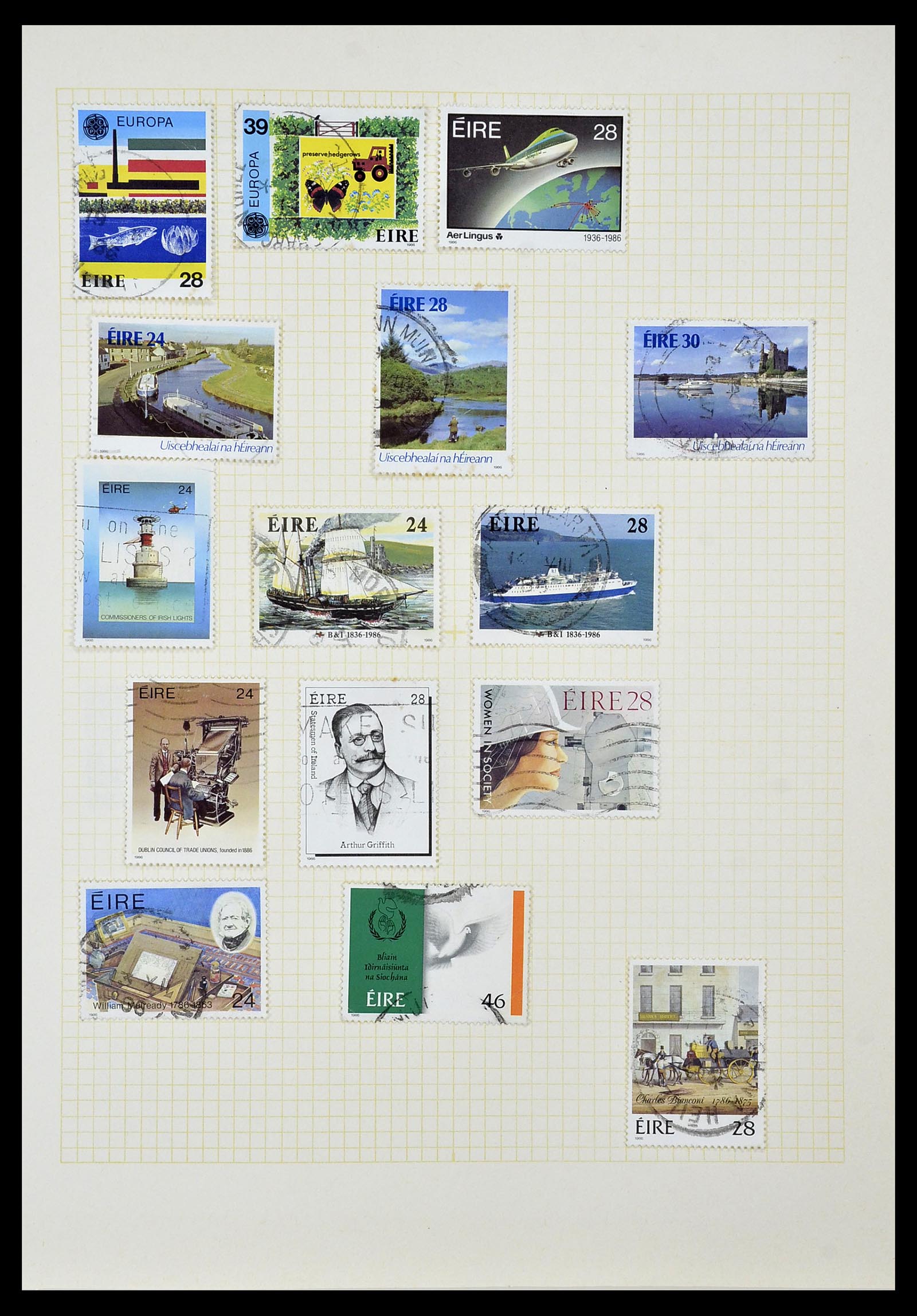34353 062 - Stamp collection 34353 Ireland 1922-2000.