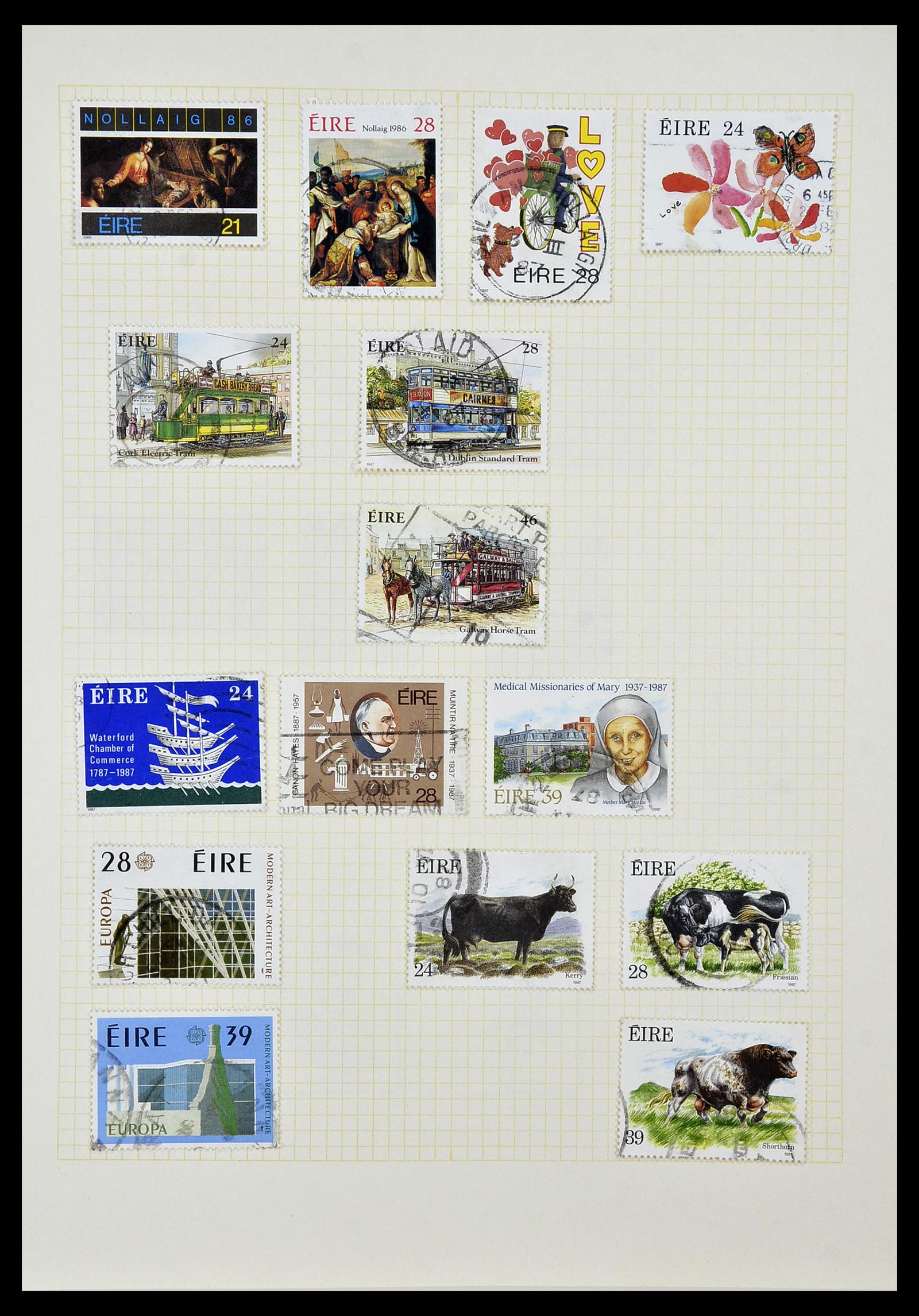 34353 064 - Stamp collection 34353 Ireland 1922-2000.