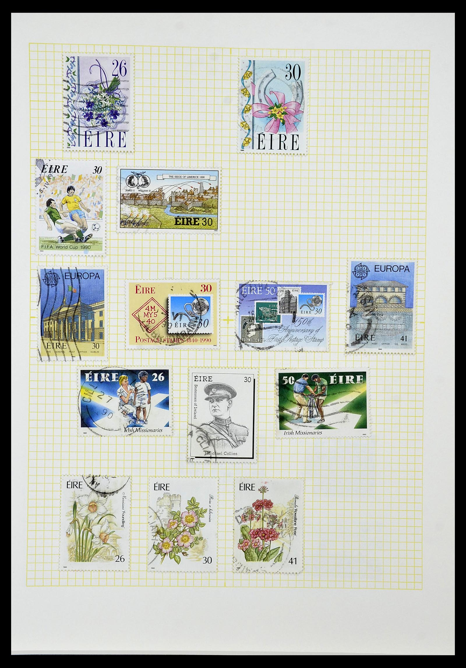 34353 076 - Stamp collection 34353 Ireland 1922-2000.