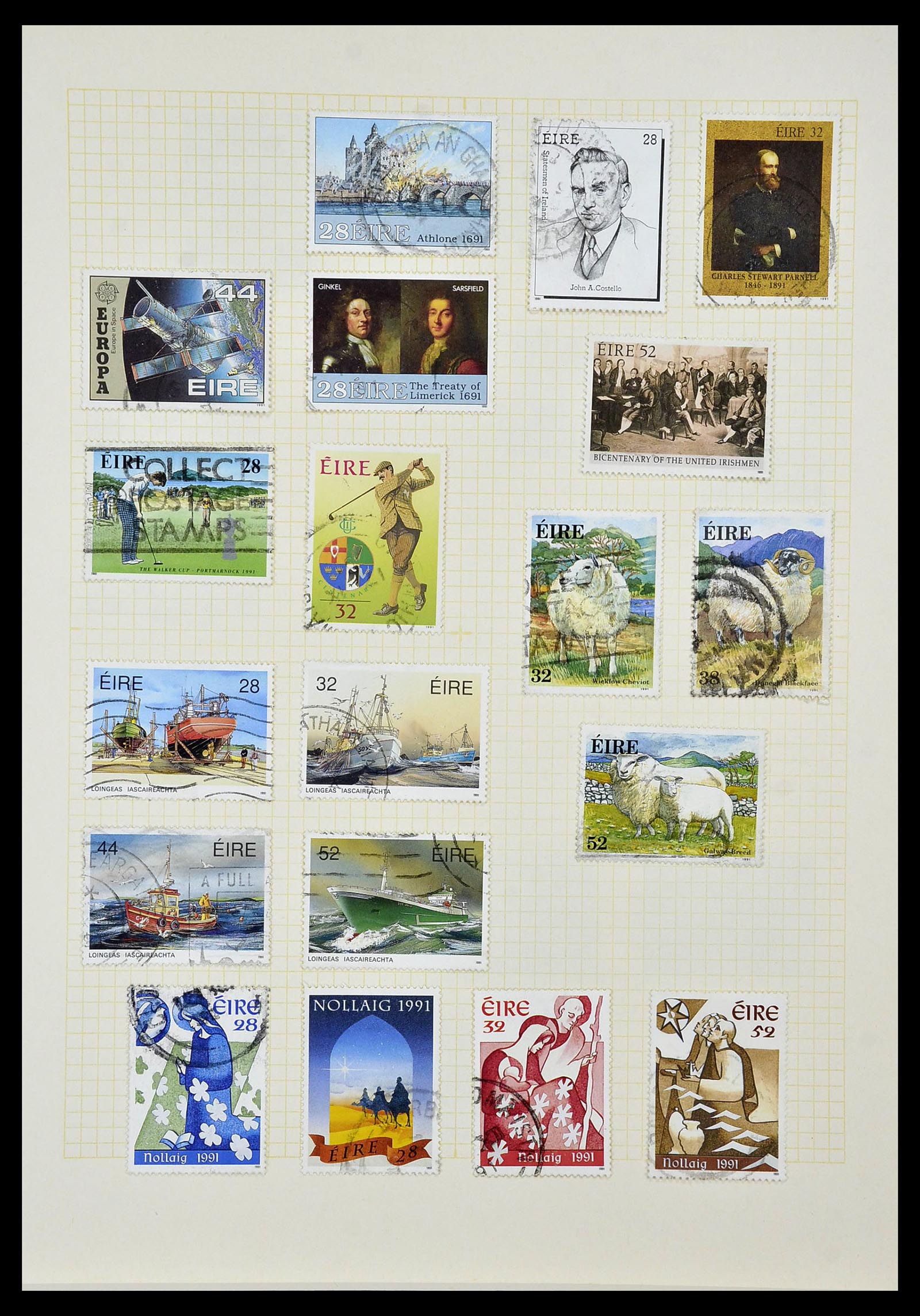 34353 079 - Stamp collection 34353 Ireland 1922-2000.