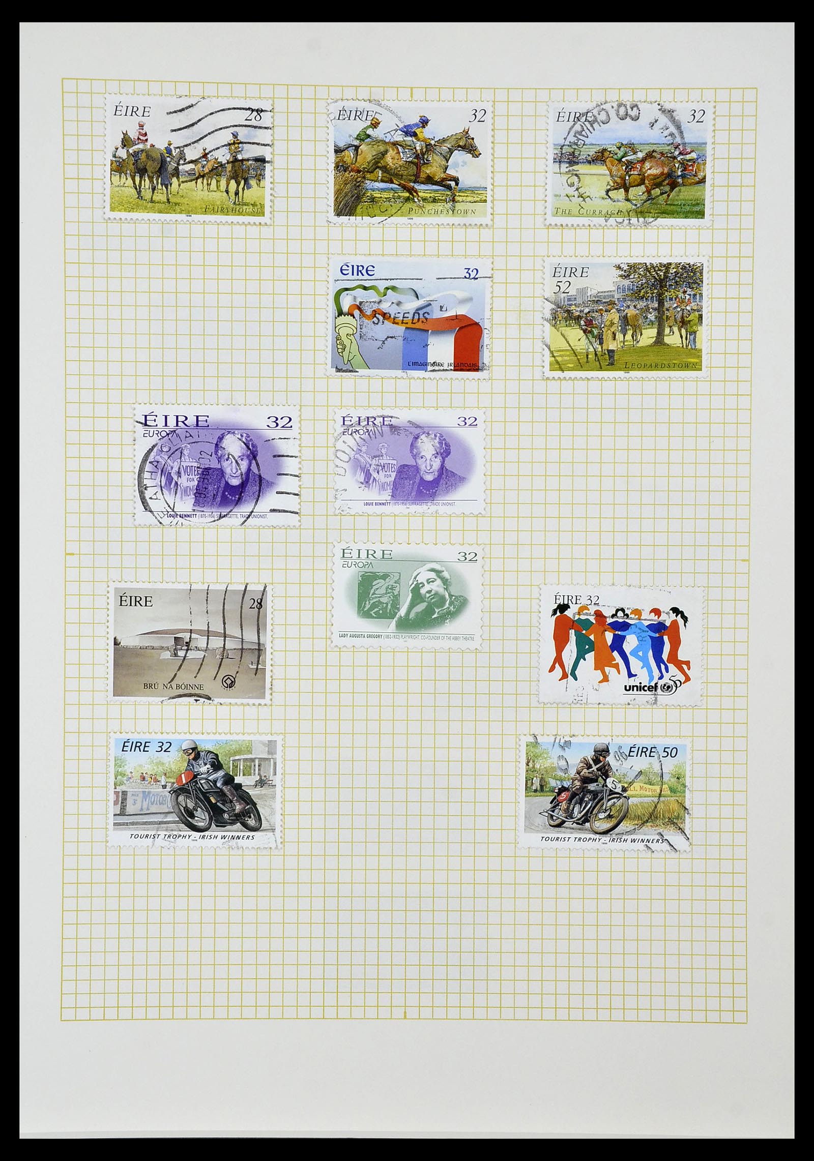 34353 091 - Stamp collection 34353 Ireland 1922-2000.