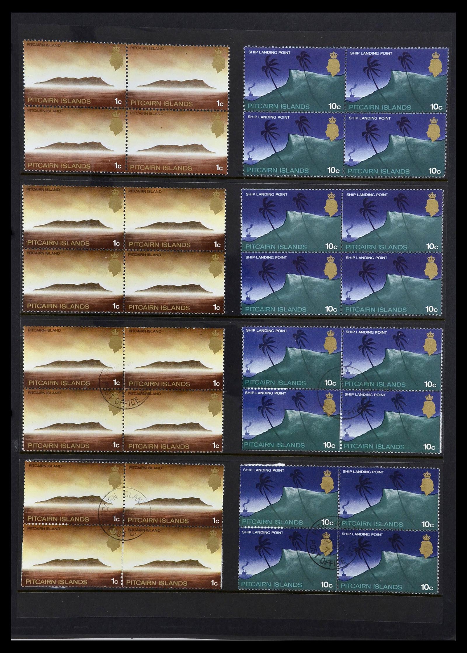 34355 009 - Postzegelverzameling 34355 Pitcairn 1940-1998.