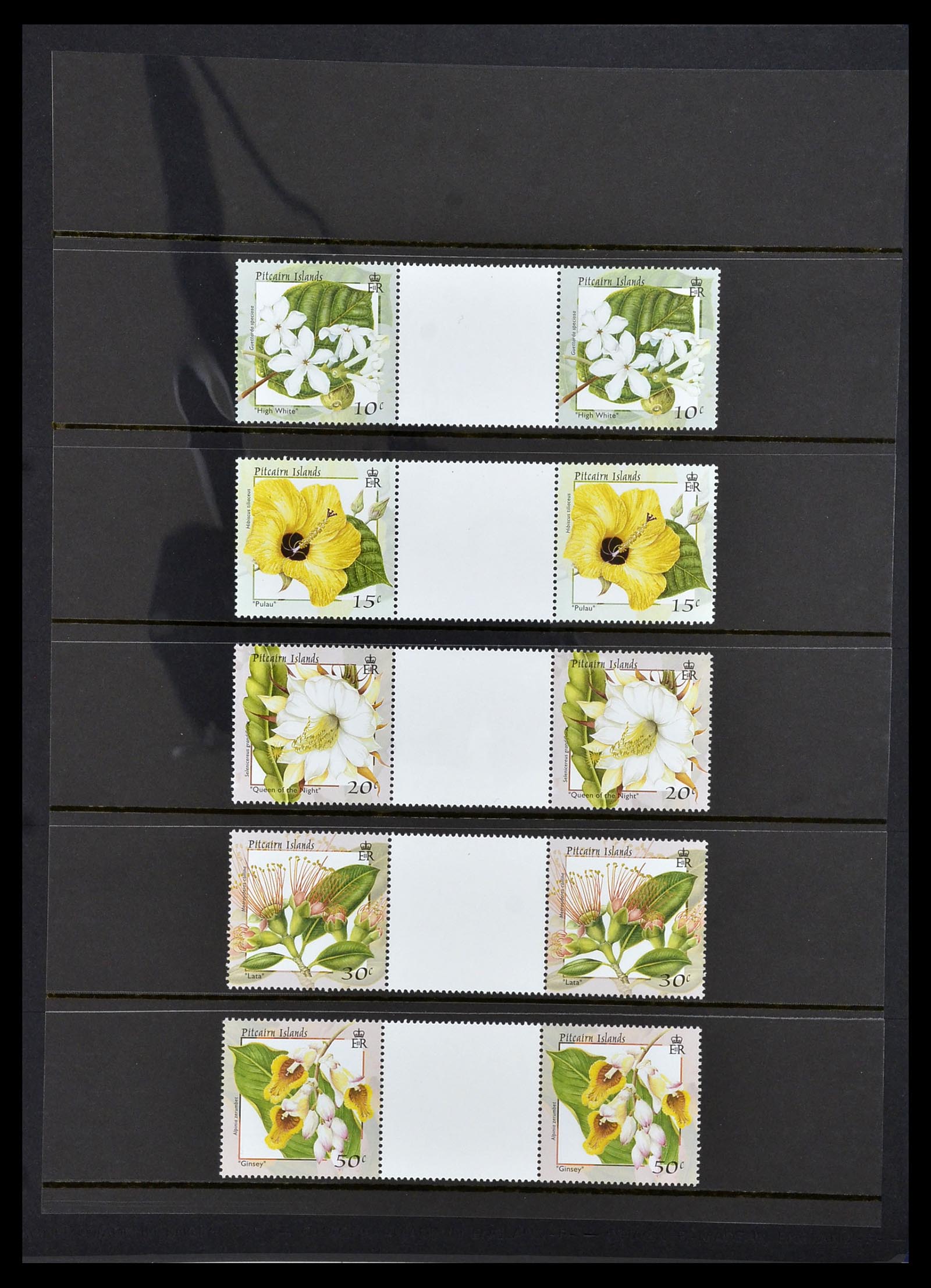 34355 015 - Postzegelverzameling 34355 Pitcairn 1940-1998.