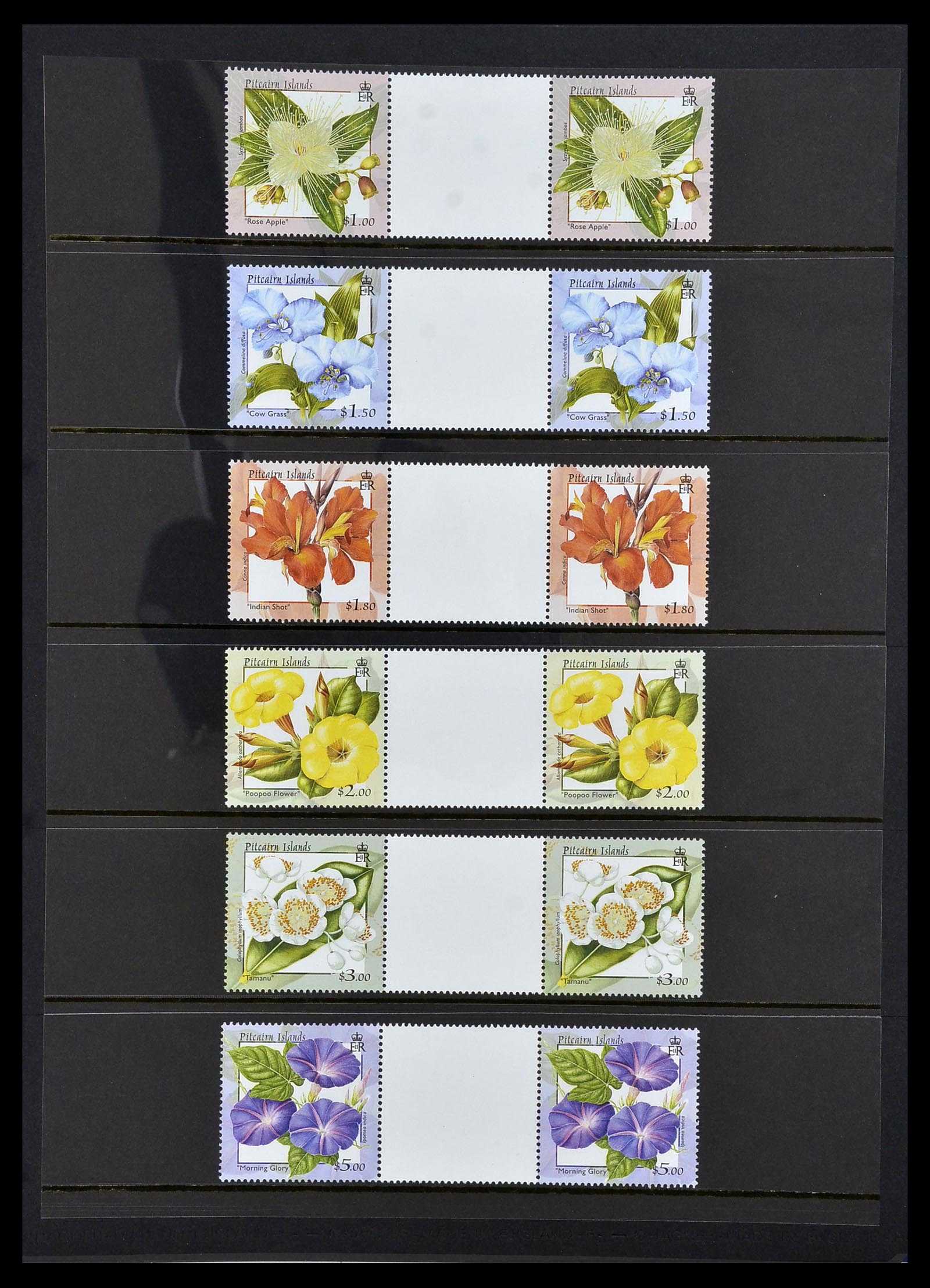 34355 016 - Postzegelverzameling 34355 Pitcairn 1940-1998.
