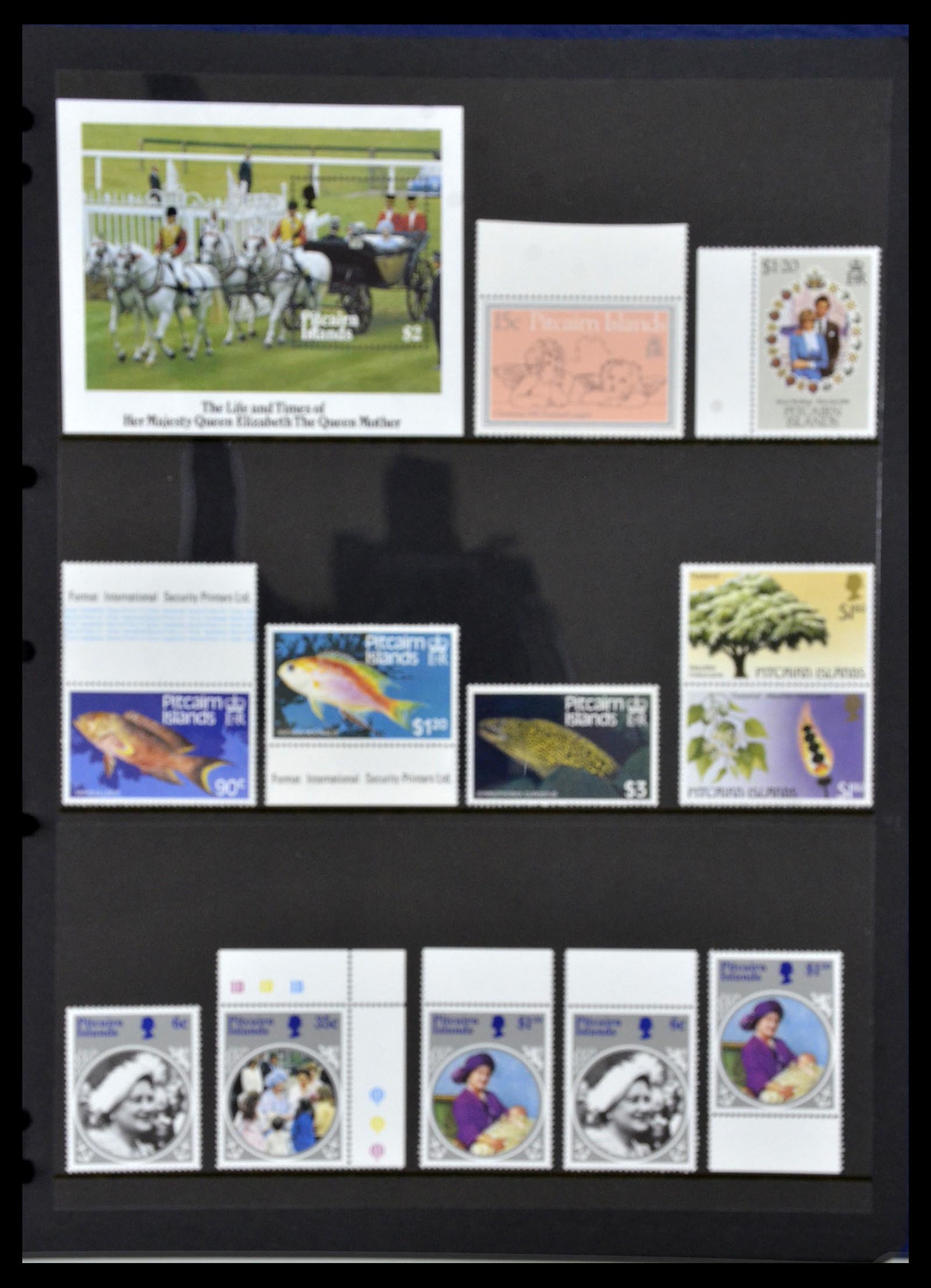 34355 020 - Postzegelverzameling 34355 Pitcairn 1940-1998.