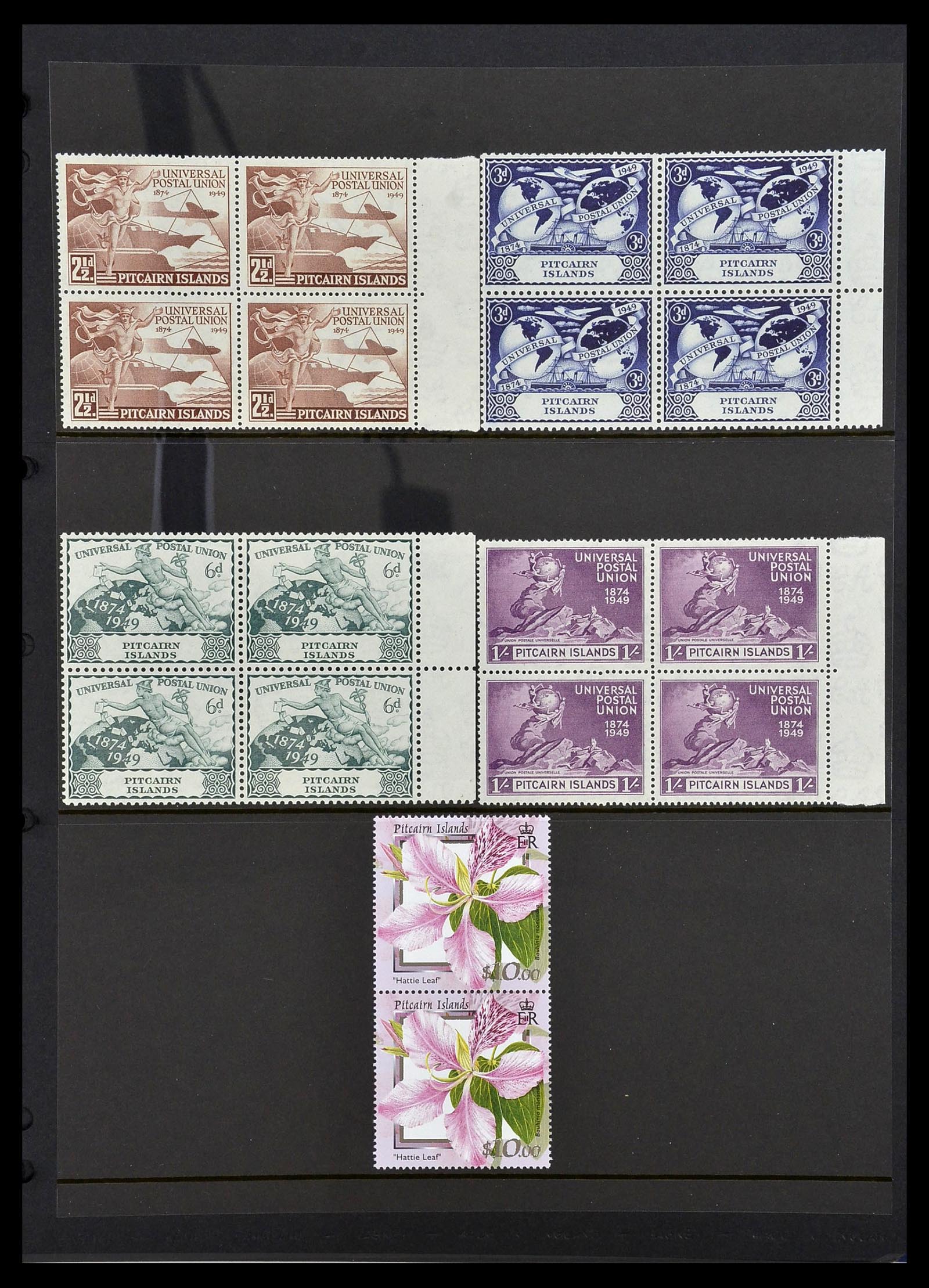 34355 023 - Postzegelverzameling 34355 Pitcairn 1940-1998.