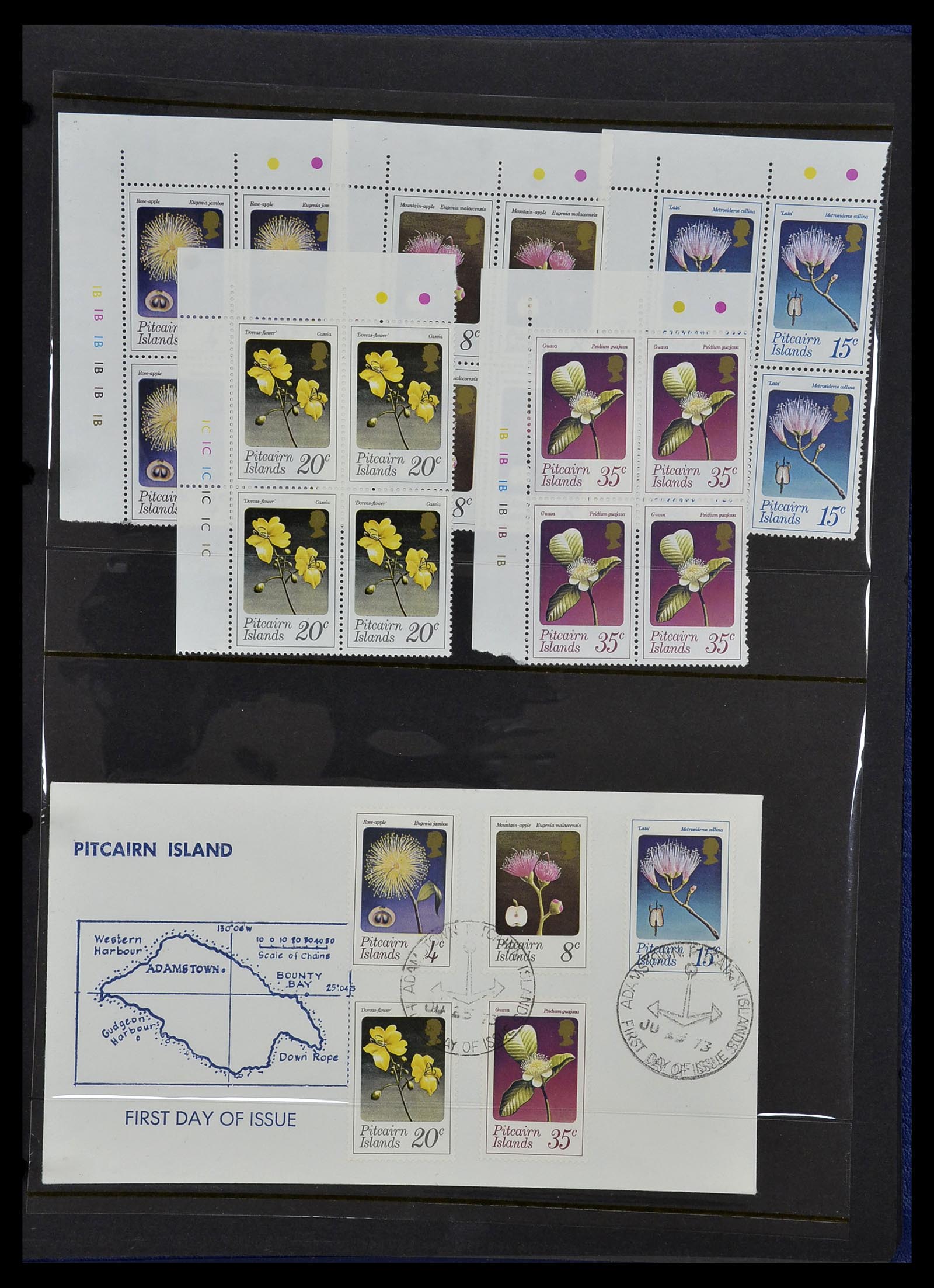 34355 037 - Postzegelverzameling 34355 Pitcairn 1940-1998.