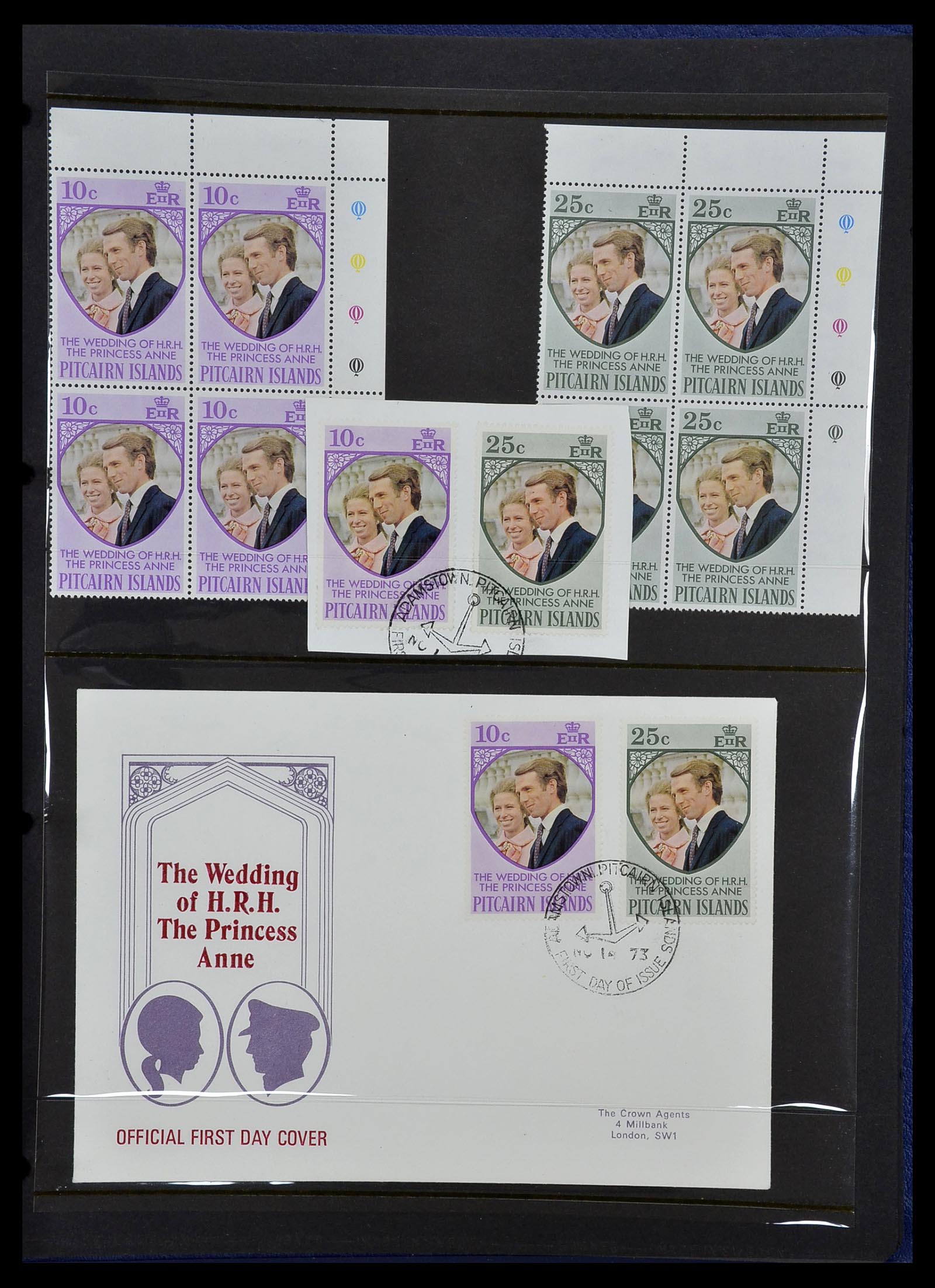 34355 038 - Postzegelverzameling 34355 Pitcairn 1940-1998.